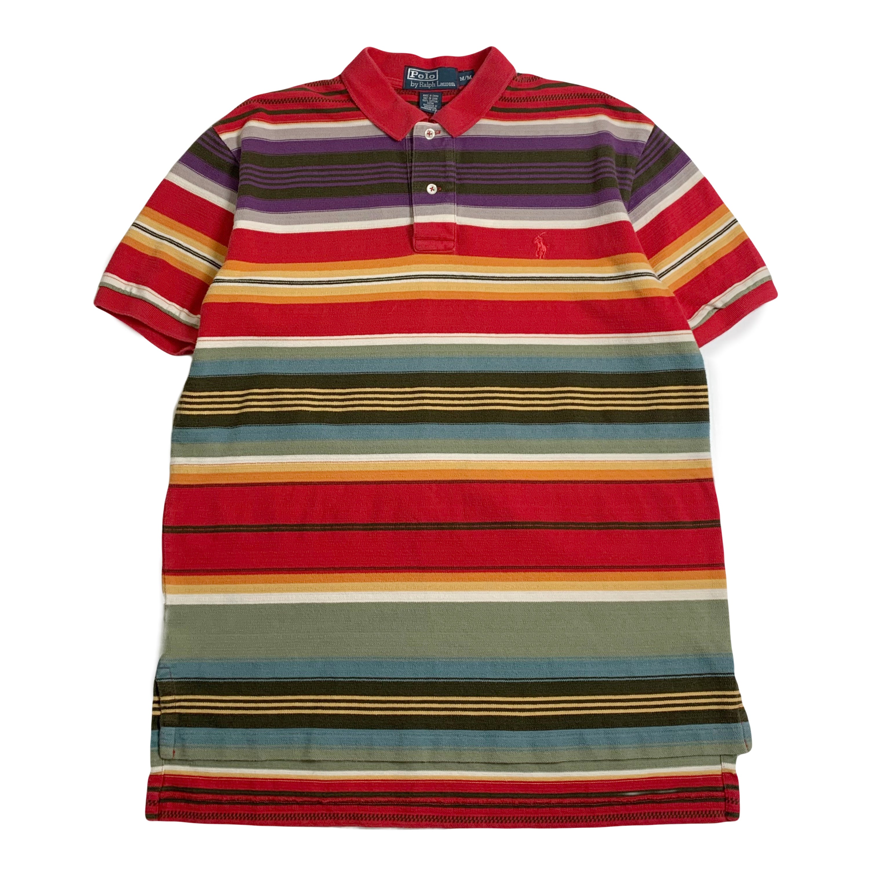 Vintage Polo Ralph Lauren Striped Polo Shirt M