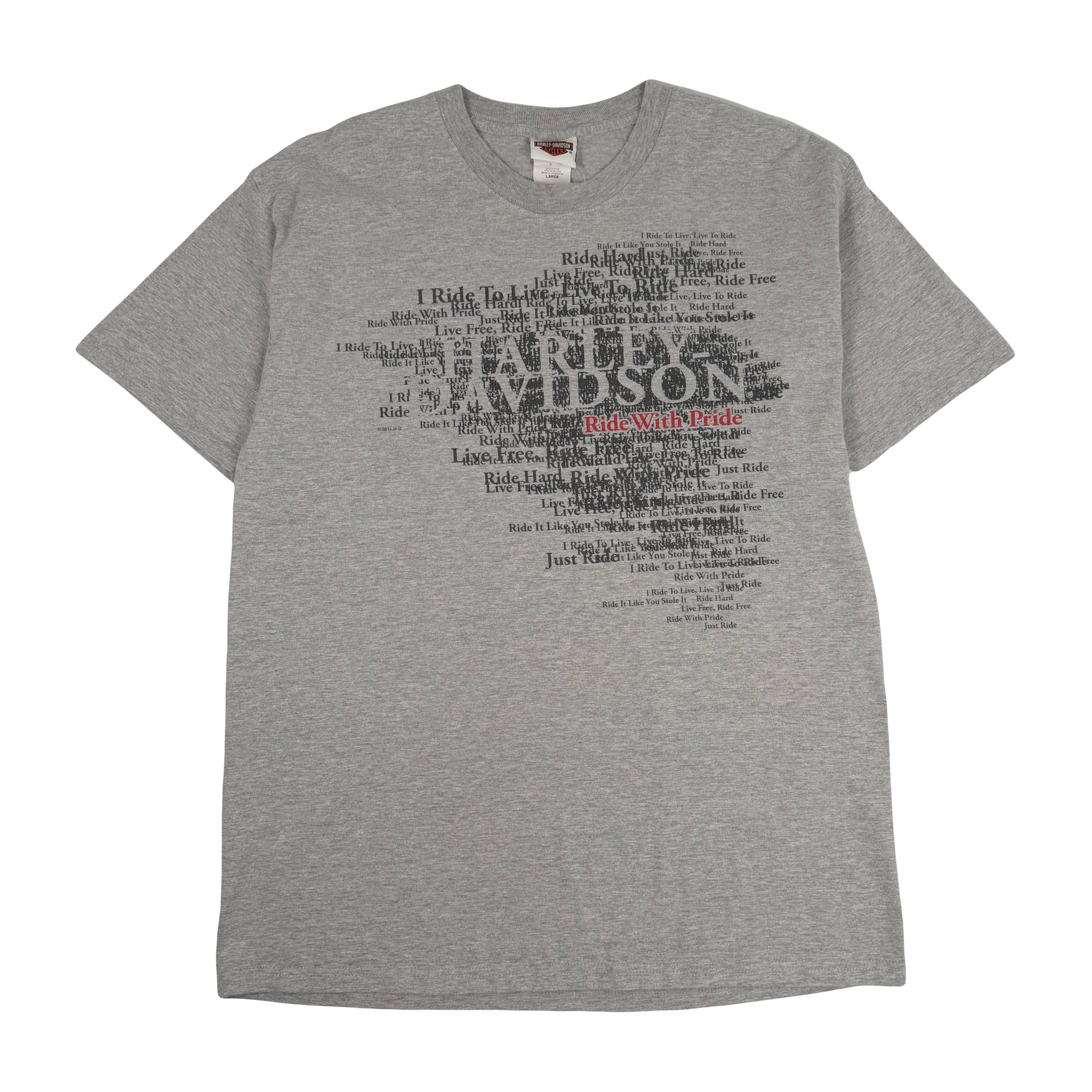 Vintage Harley Davidson Kelowna Graphic Tee L