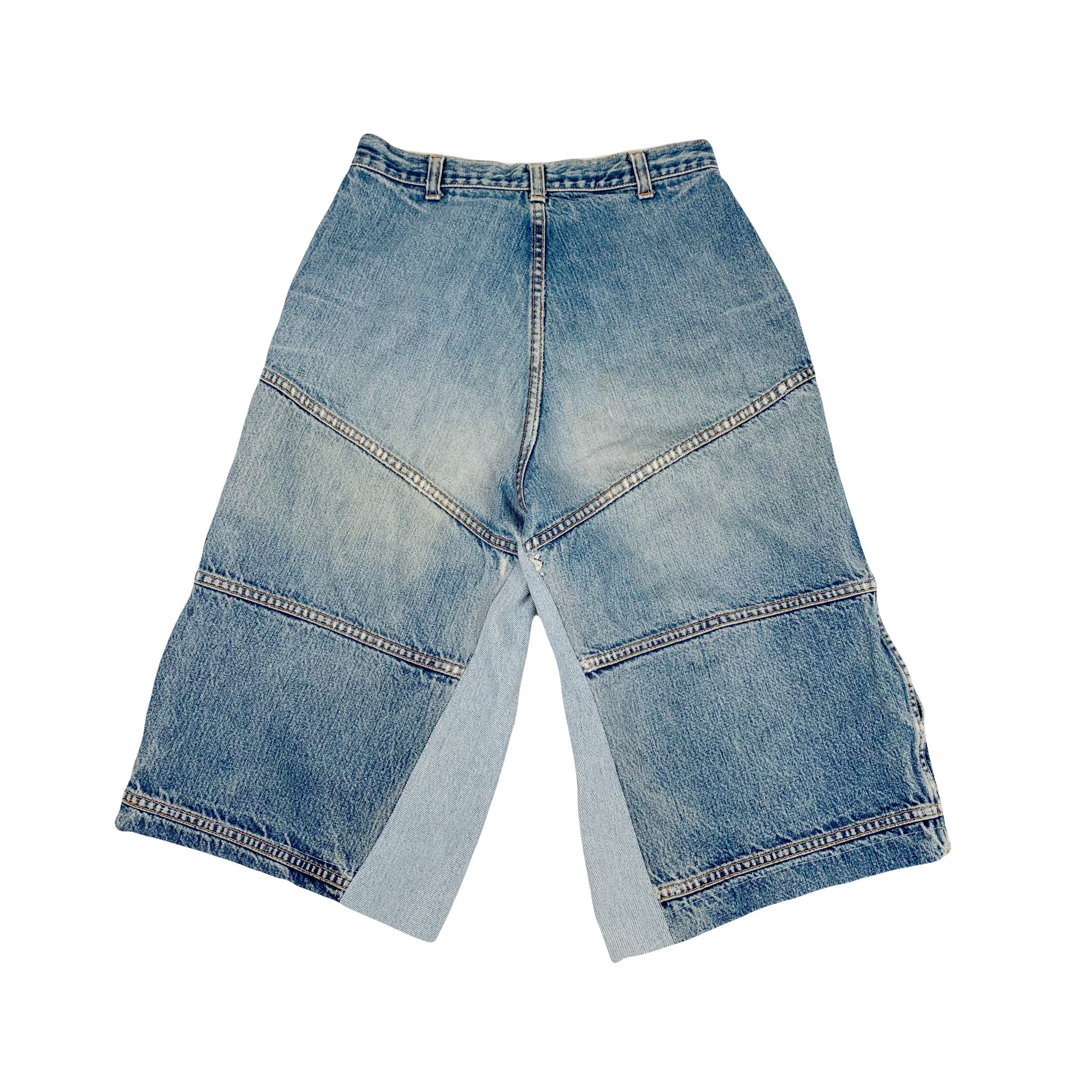 Rework Howick Wide Leg Baggy Cargo Shorts 26