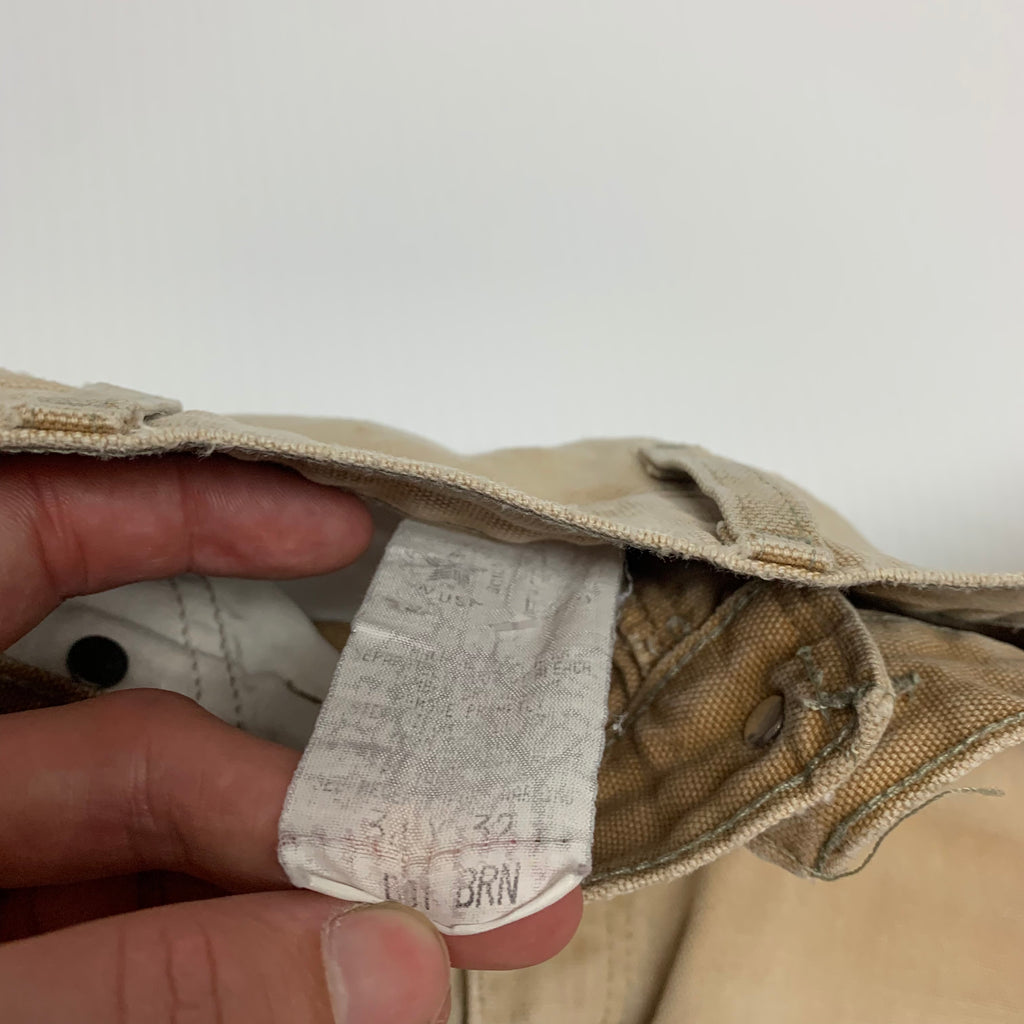 Carhartt Faded Tan Double Knee Denim 32x32
