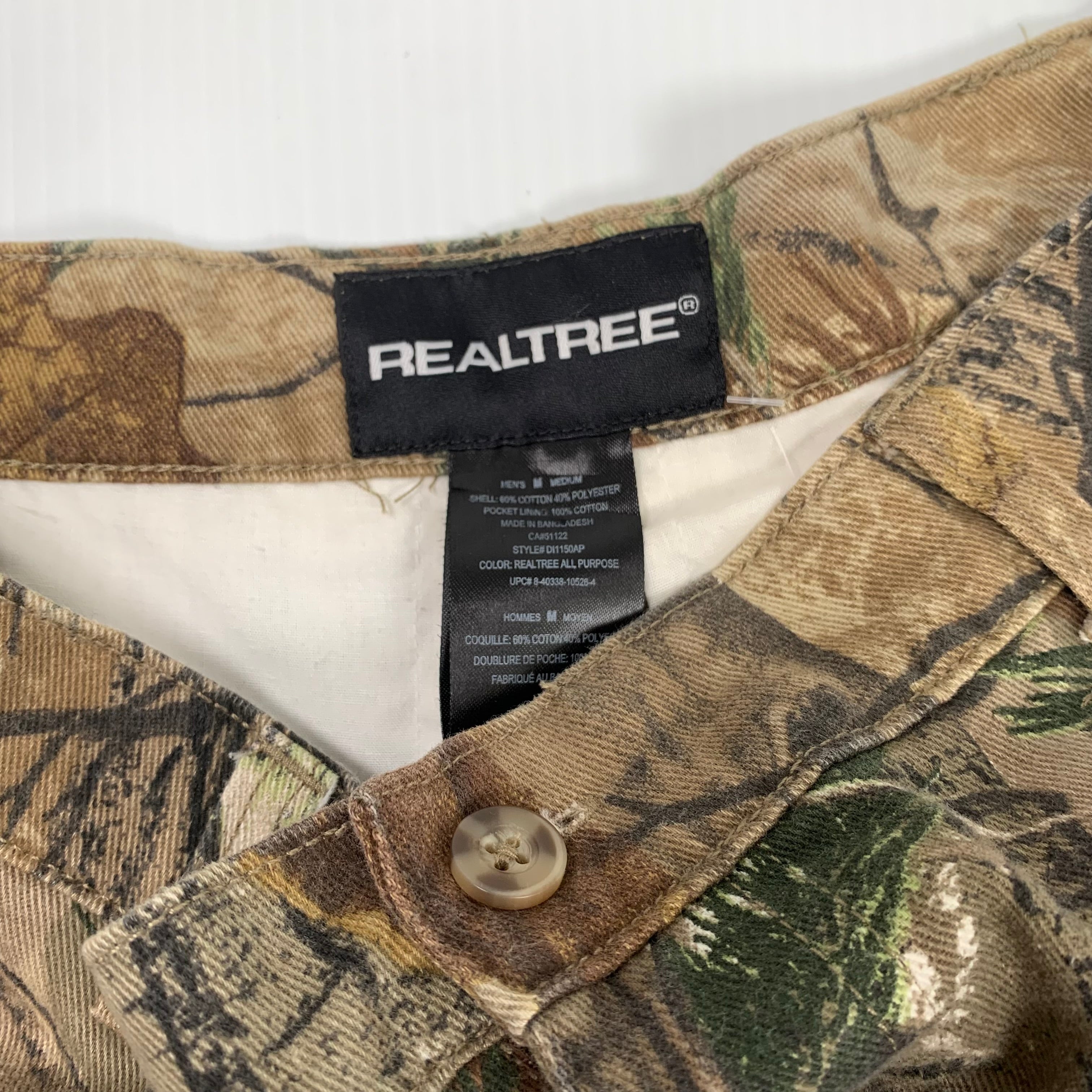 Realtree Camouflage Cargo Pants M