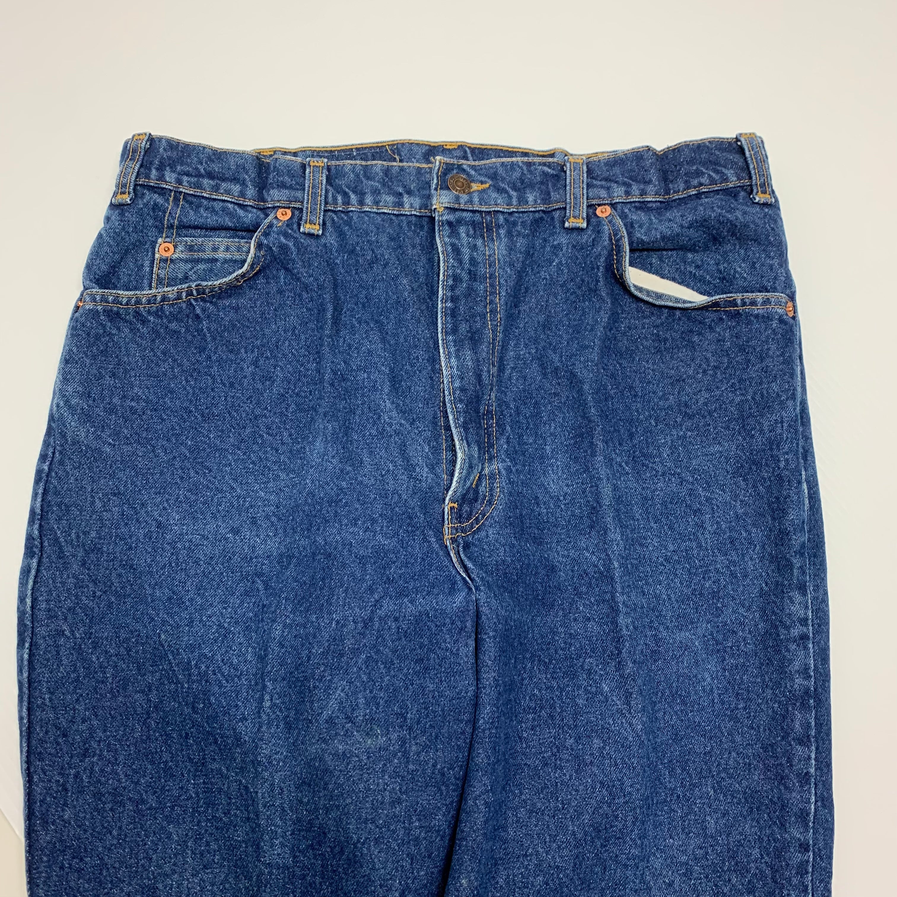 Vintage Dark Wash Levi’s Orange Tabs 619 35x33