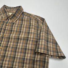 Load image into Gallery viewer, Penmans Plaid Short Sleeve Button Up Shirt L
