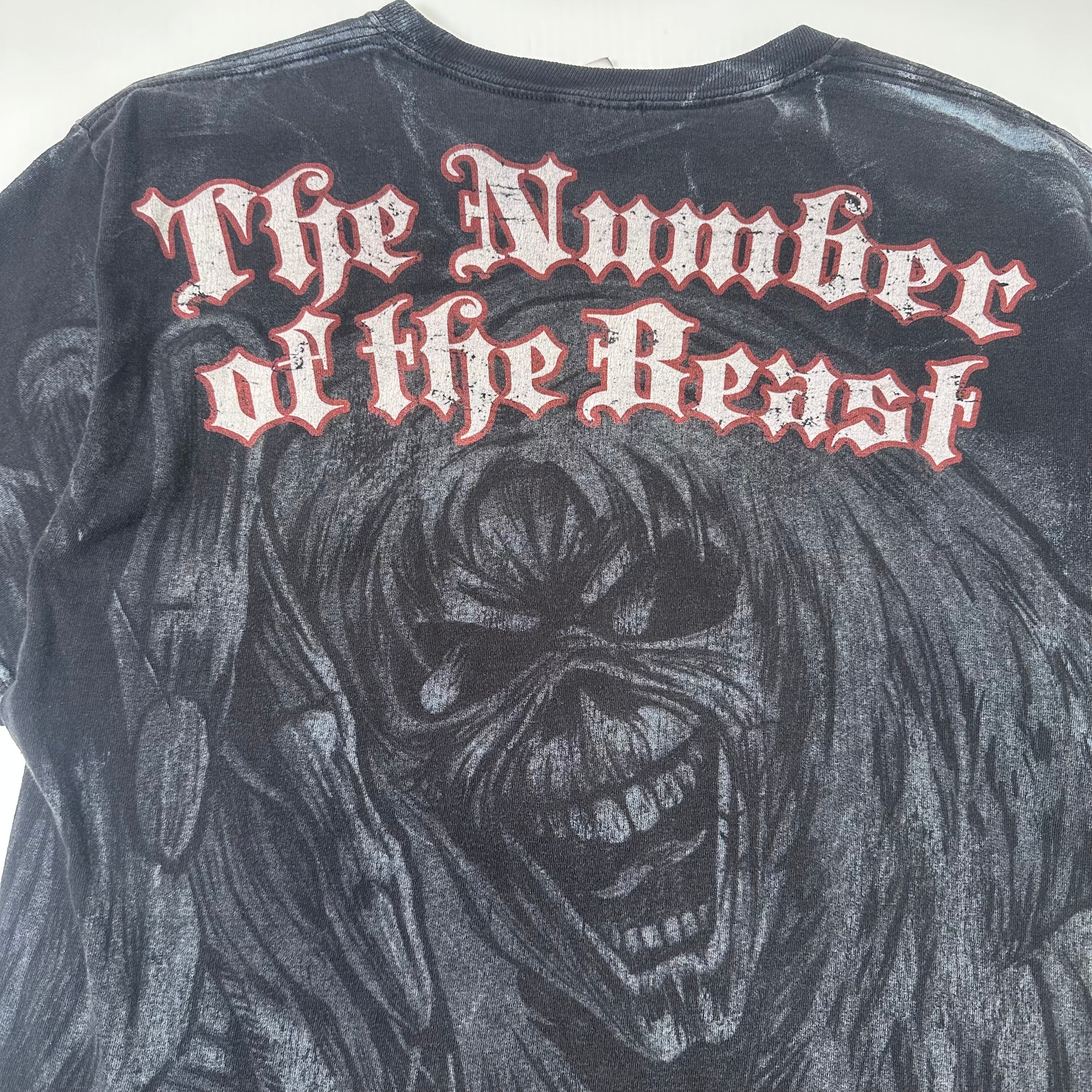 Iron Maiden The Number Of The Beast AOP Band Tee L