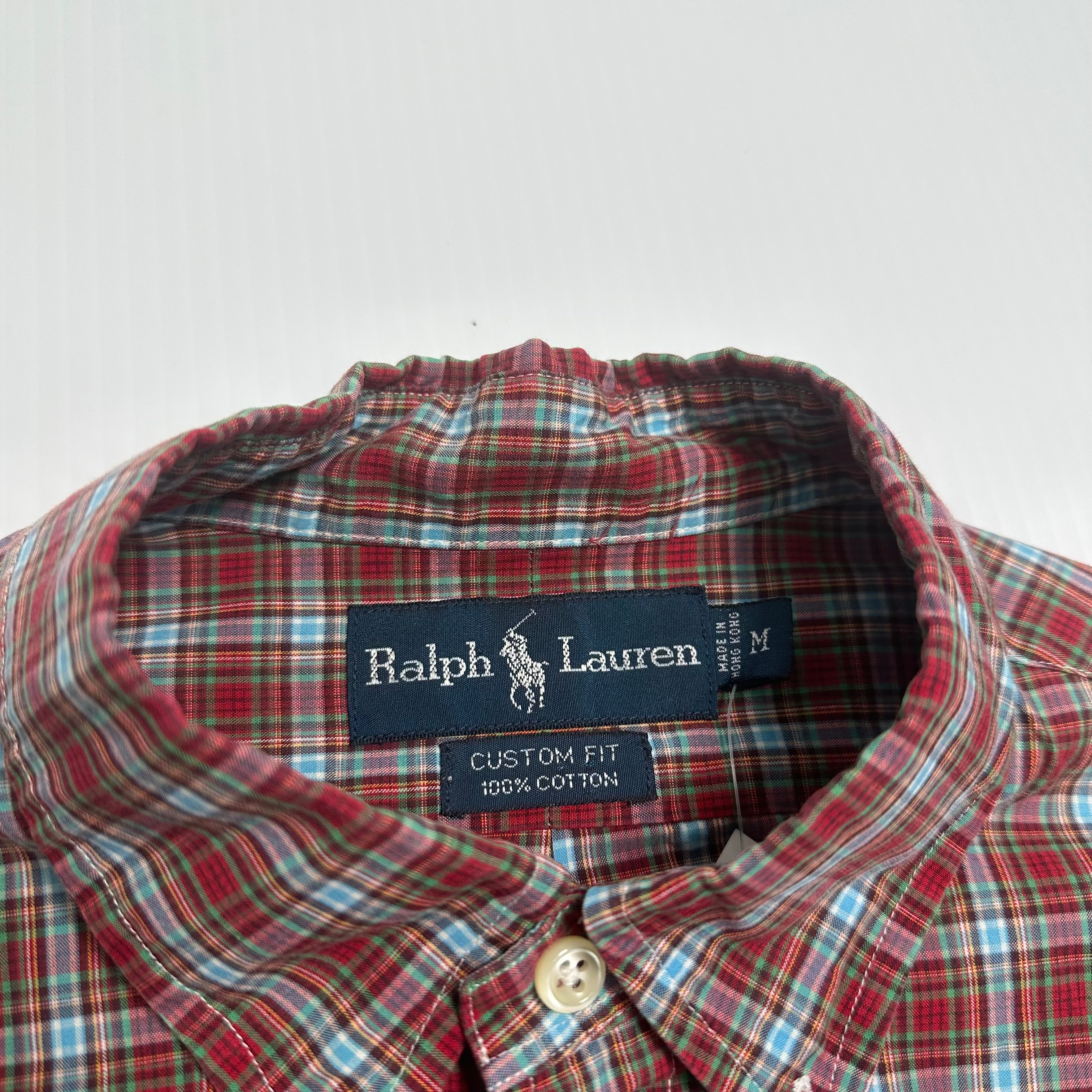 Vintage Polo Ralph Lauren Red Flannel Shirt M