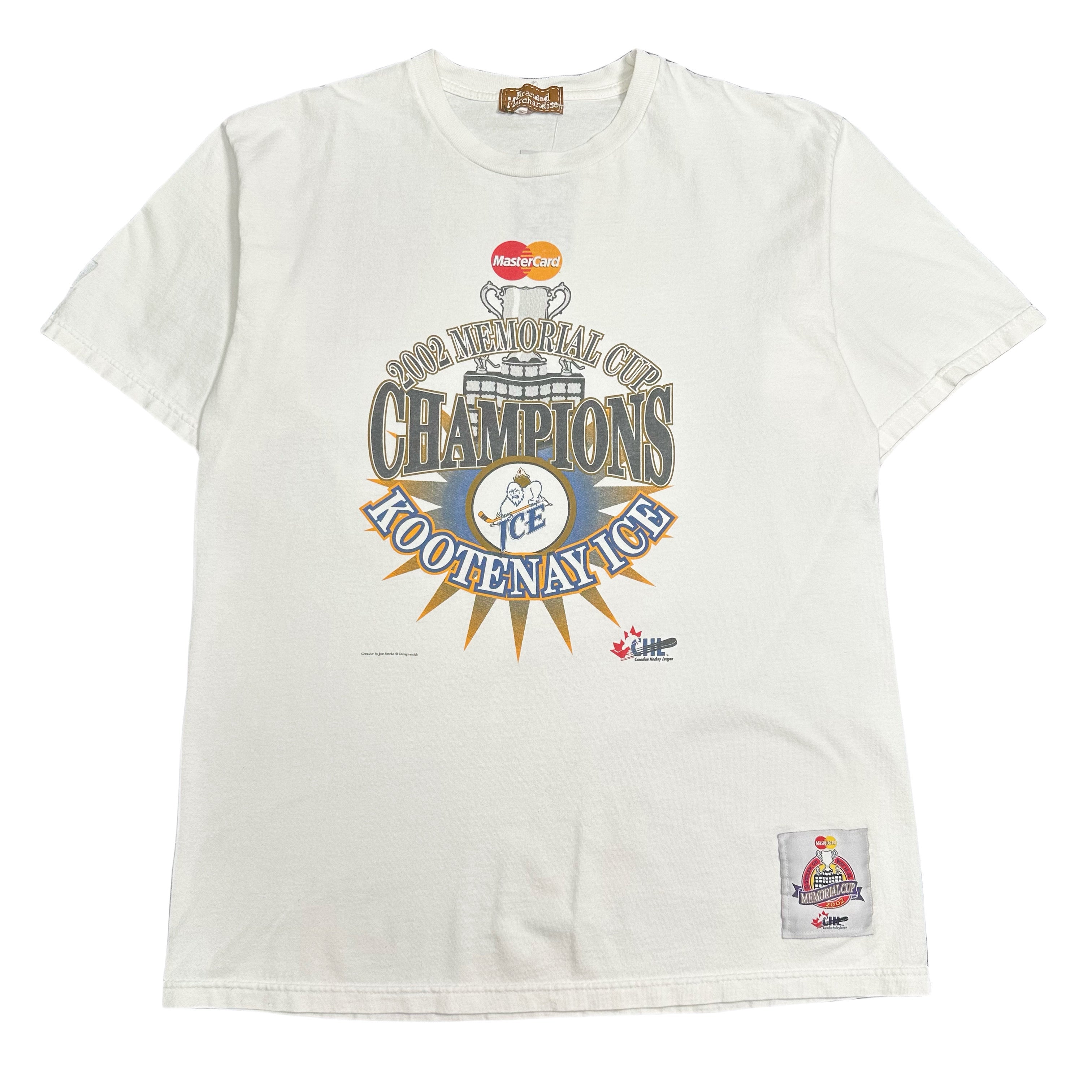 Kootenay Ice 2002 Memorial Cup Champs Tee L