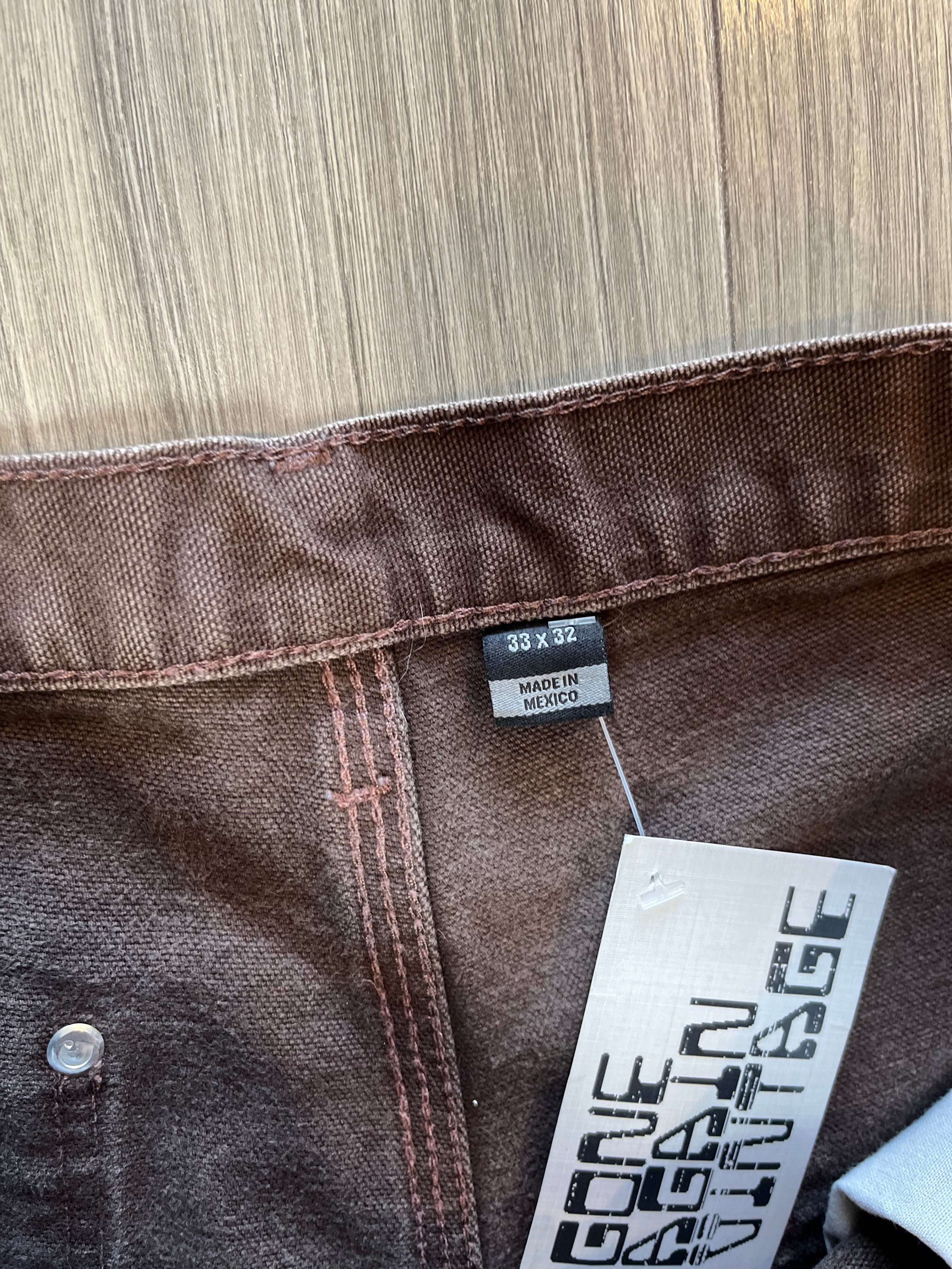 Carhartt B136 Double Knee Carpenter Denim 33