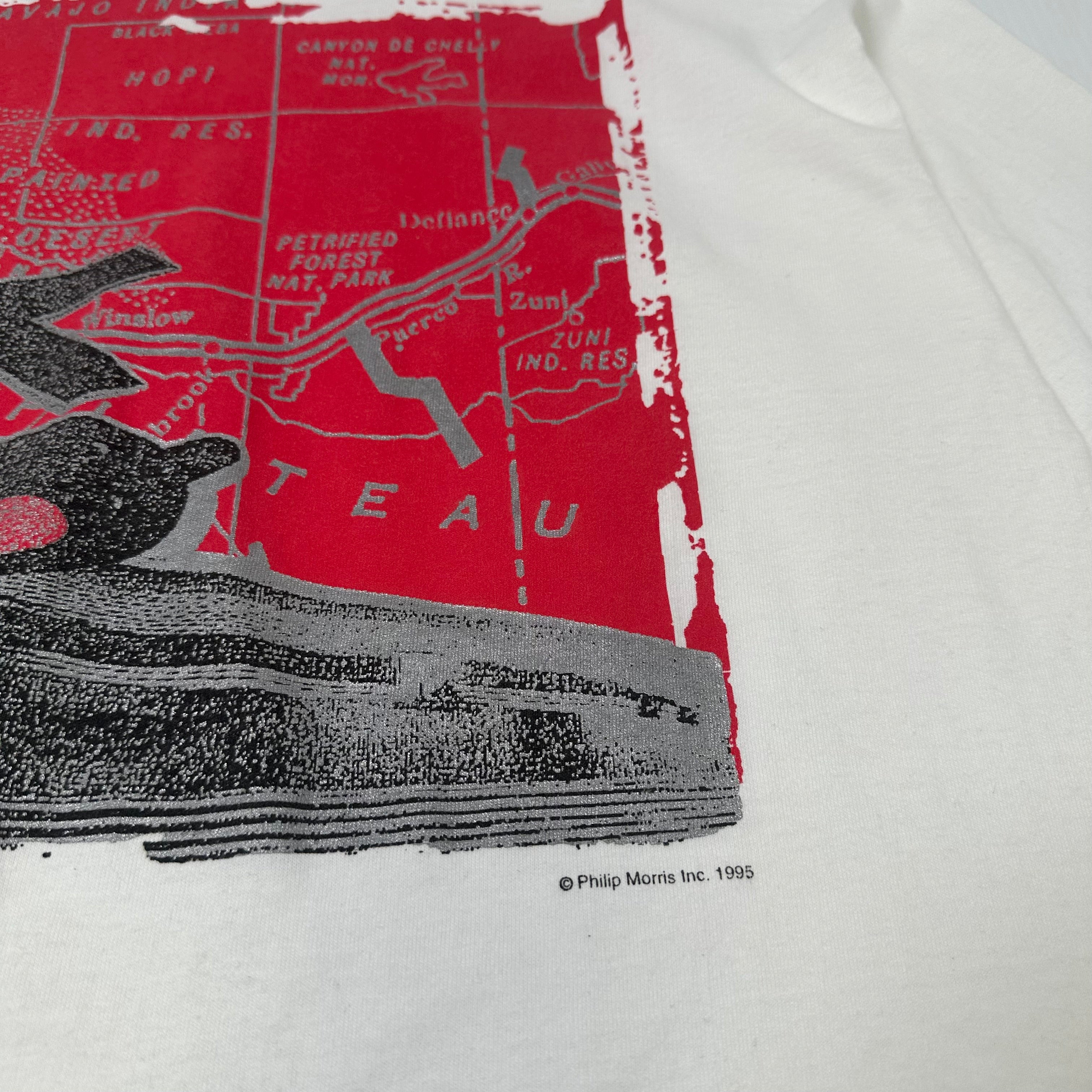 Vintage Marlboro Unlimited Map Graphic Tee XL