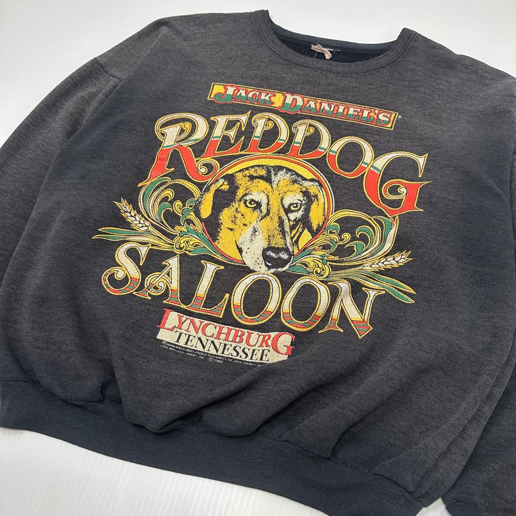 1990 Jack Daniels Red Dog Saloon Faded Crewneck L