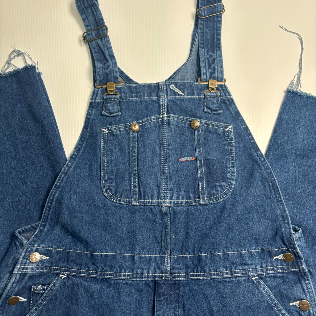 Vintage Carhartt Dark Wash Denim Overalls 38
