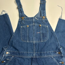 Load image into Gallery viewer, Vintage Carhartt Dark Wash Denim Overalls 38
