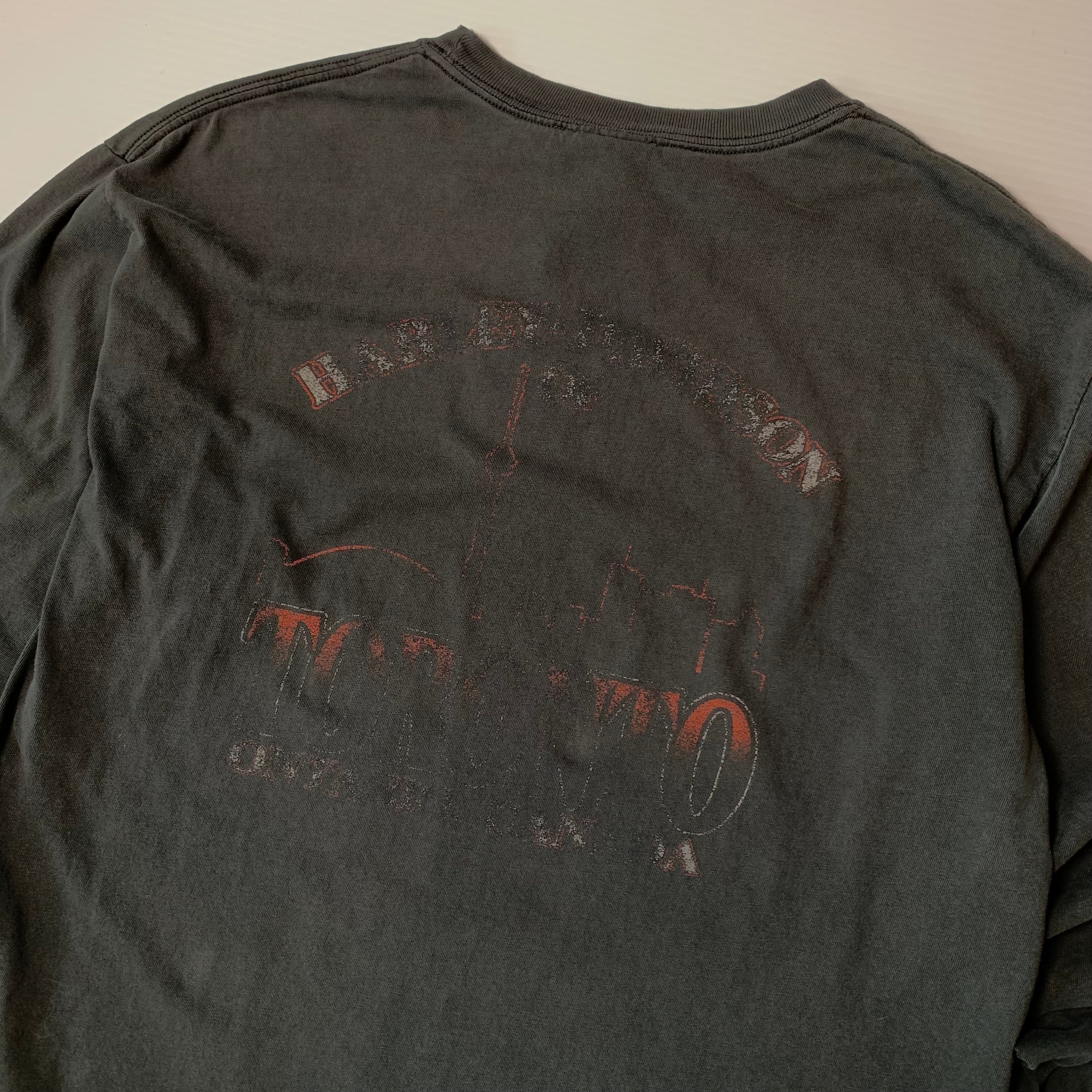 Vintage Harley Davidson Toronto Faded Longsleeve Shirt L