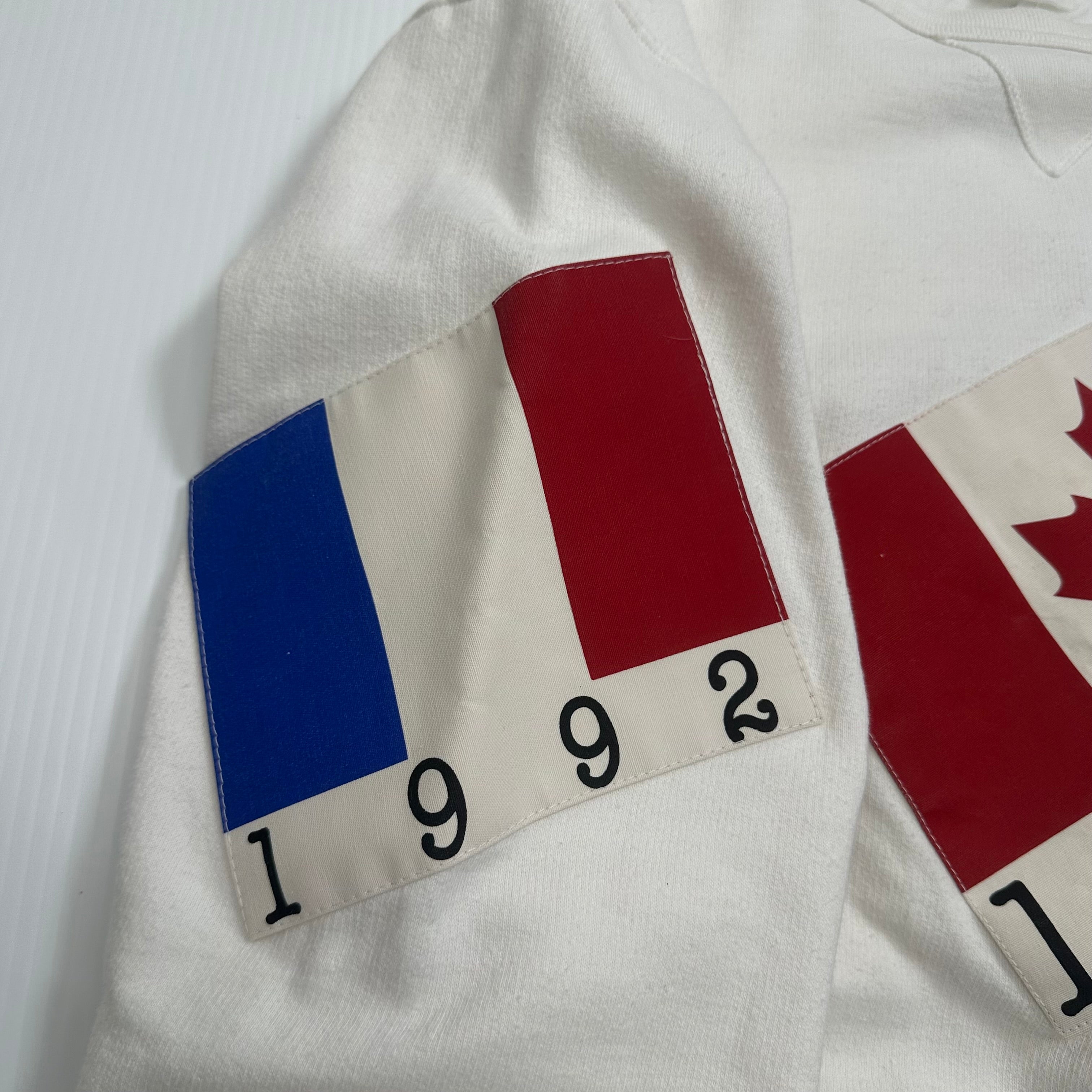 1988 World Flags Patch Crewneck M