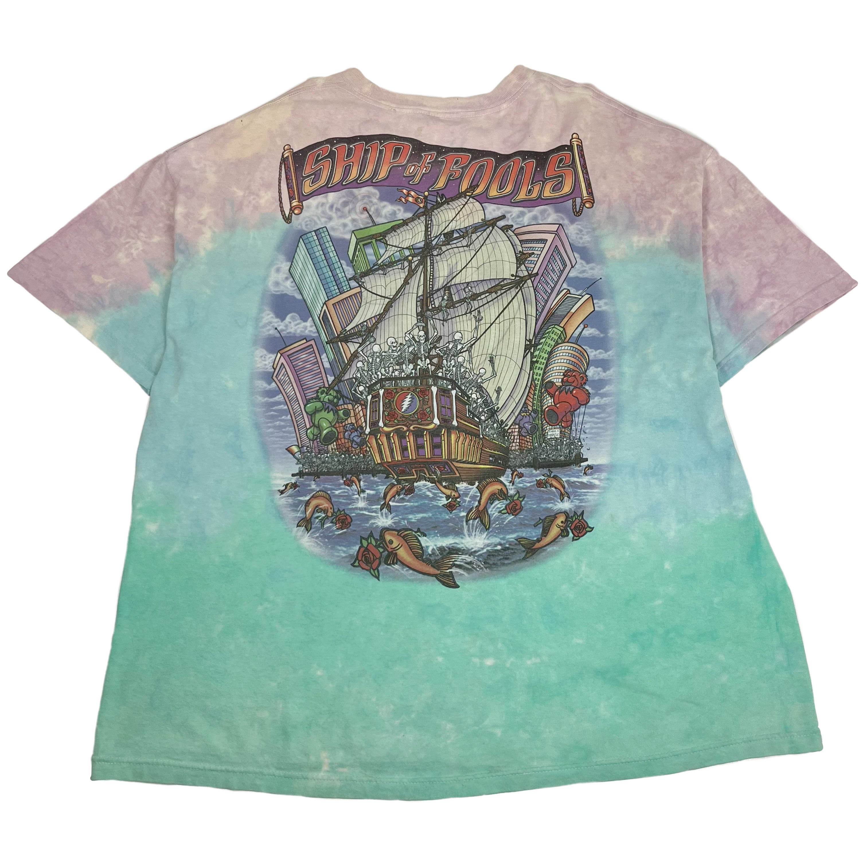 2001 Grateful Dead Ship Of Fools Graphic Tee 3XL