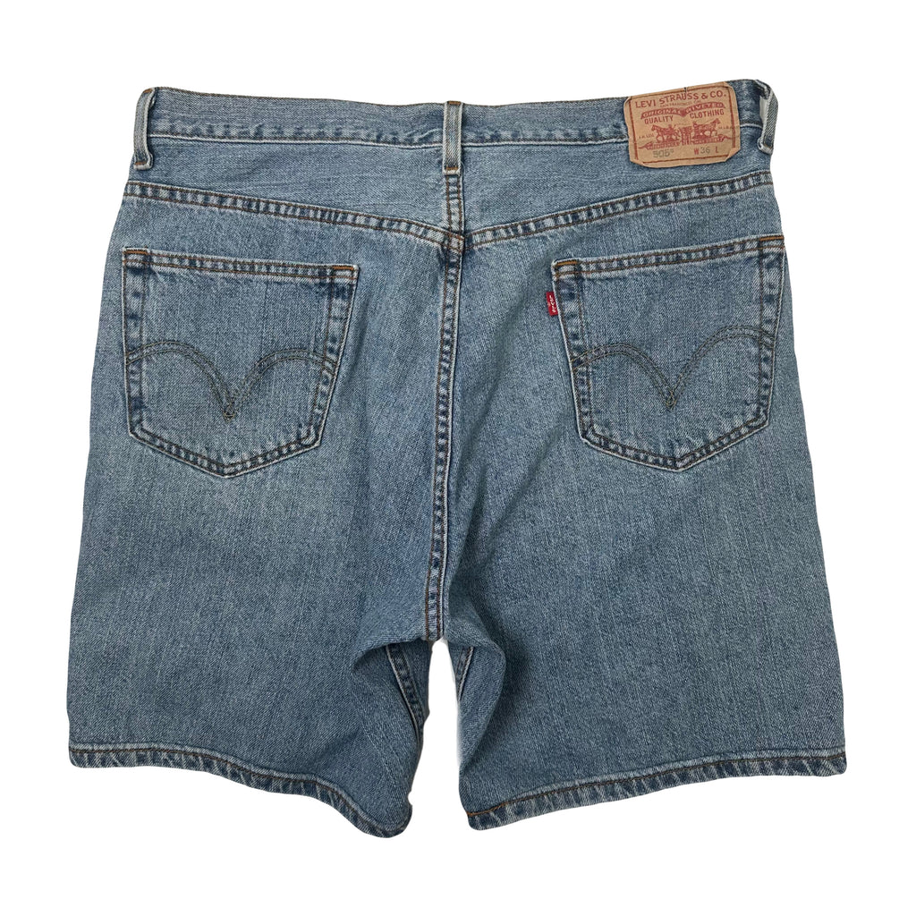 Levi's 505 Medium Wash Denim Shorts 36