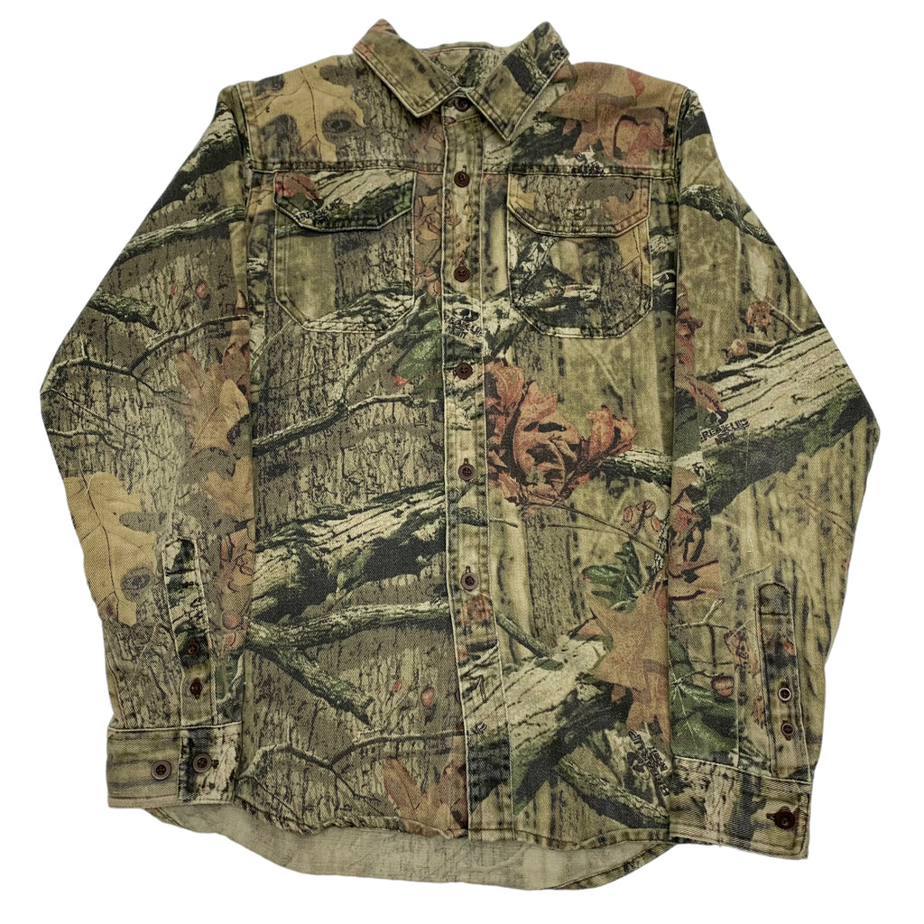 Camouflage Button Up (Youth L)