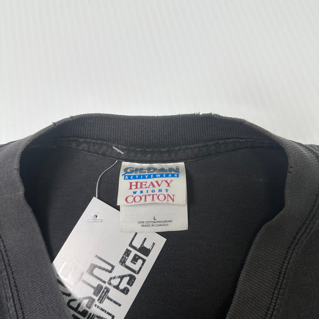 Vintage Western Cowboy Campfire Tee L