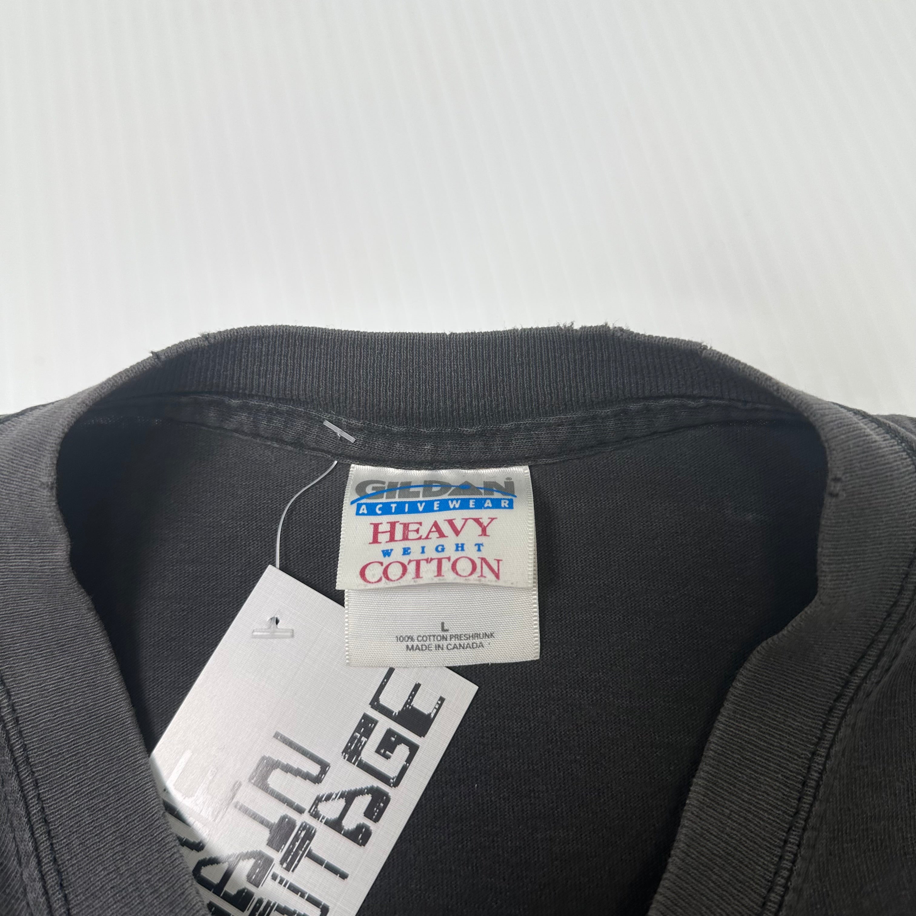 Vintage Western Cowboy Campfire Tee L