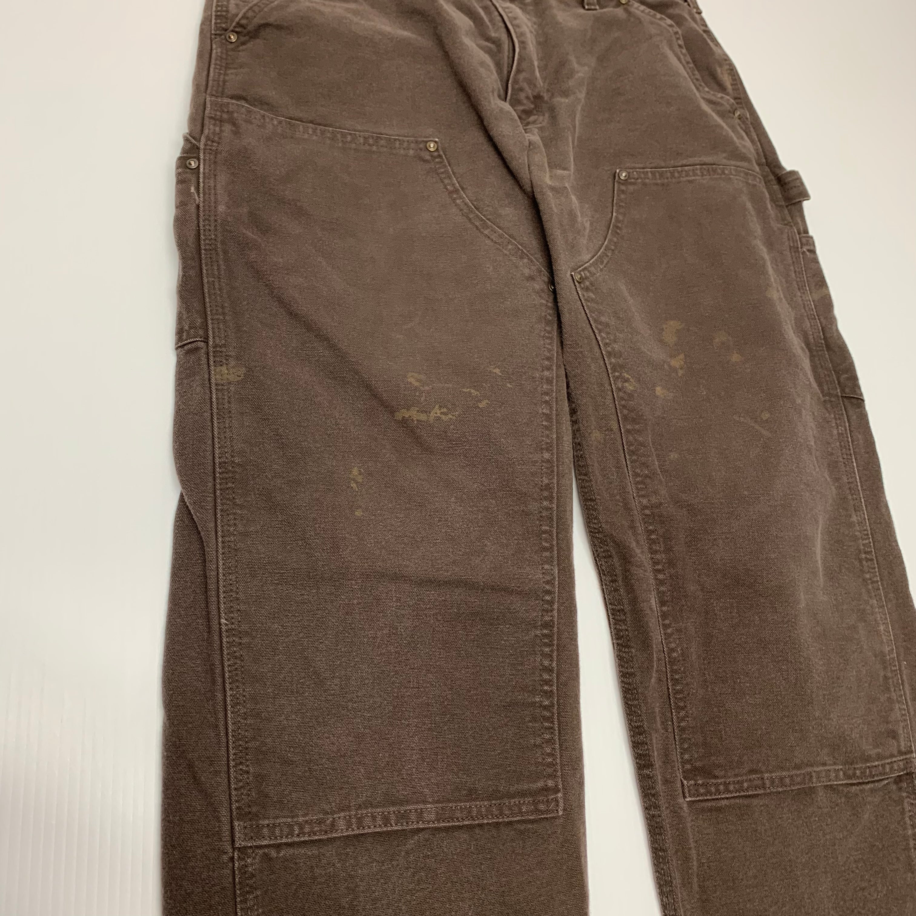 Brown Carhartt Double Knee Denim 32