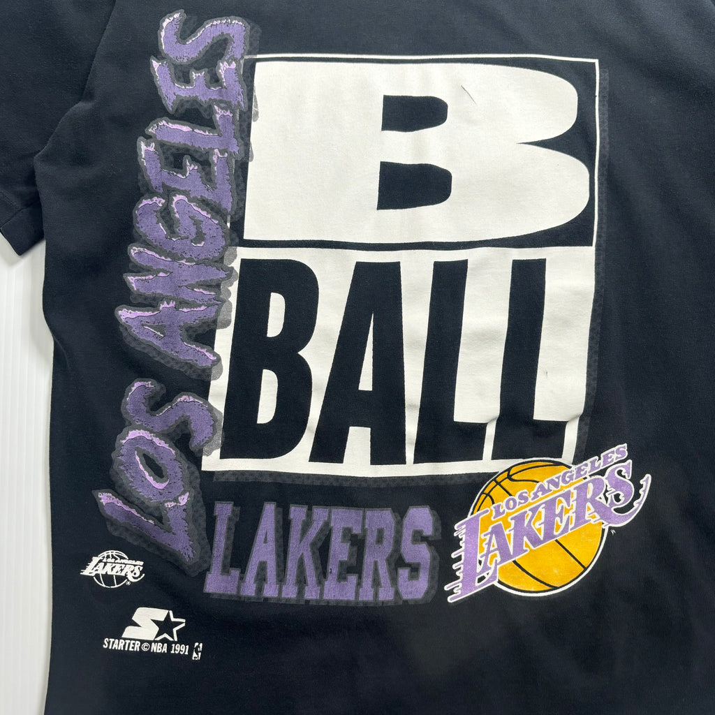 1991 Los Angeles Lakers Starter Graphic Tee L