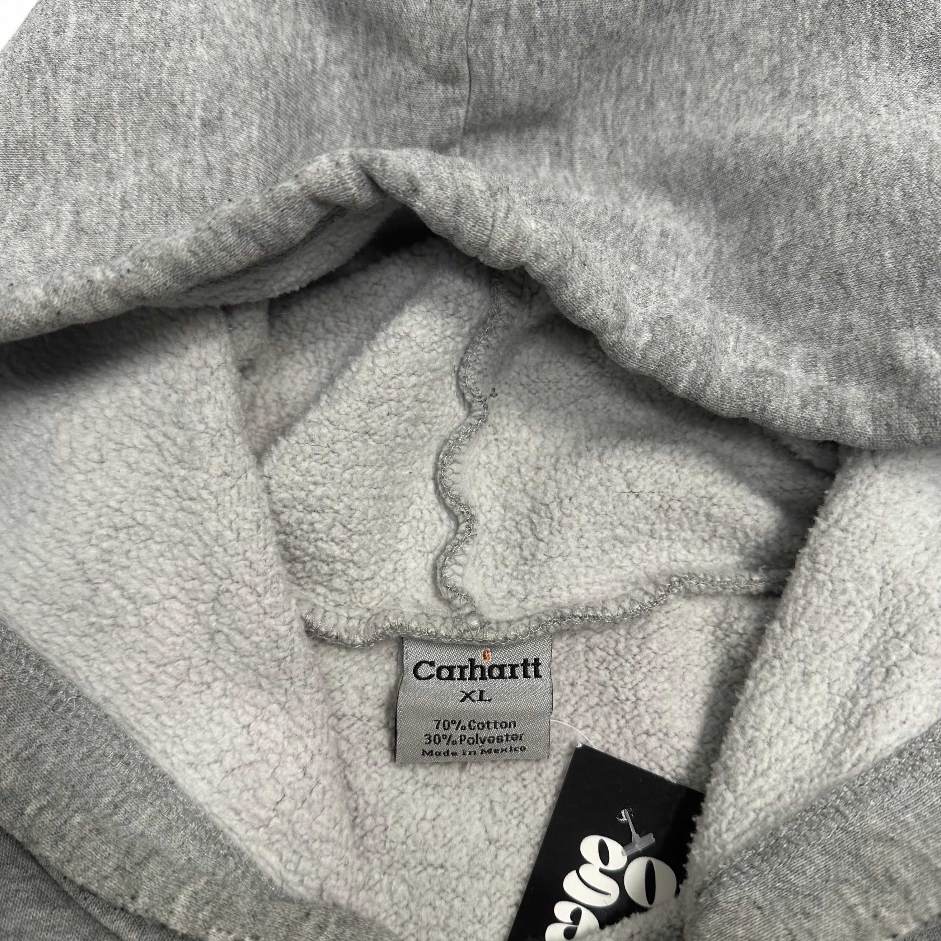 Vintage Carhartt Spellout Logo Hoodie XL