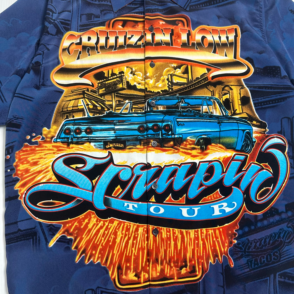 Vintage Cruizin Low Short Sleeve Button up Shirt M