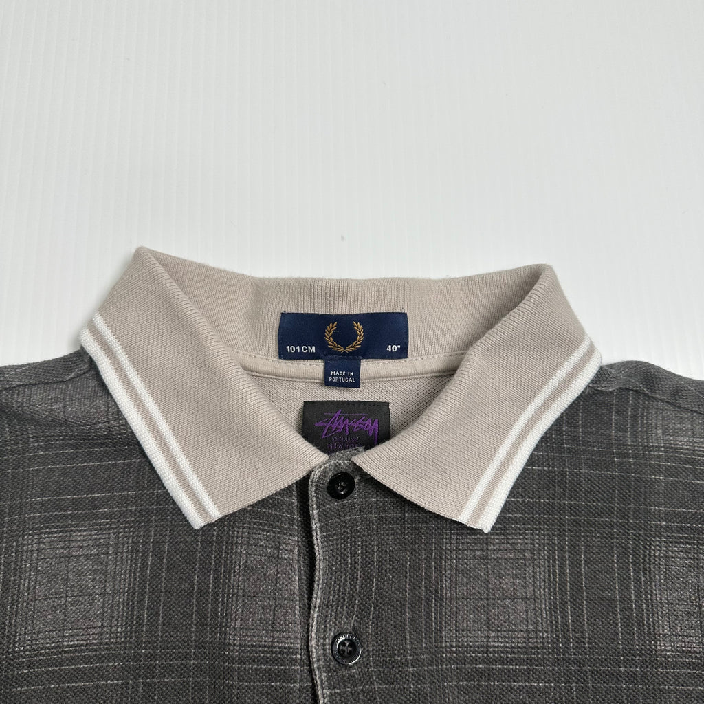 Stüssy Deluxe x Fred Perry Collab Polo Shirt M