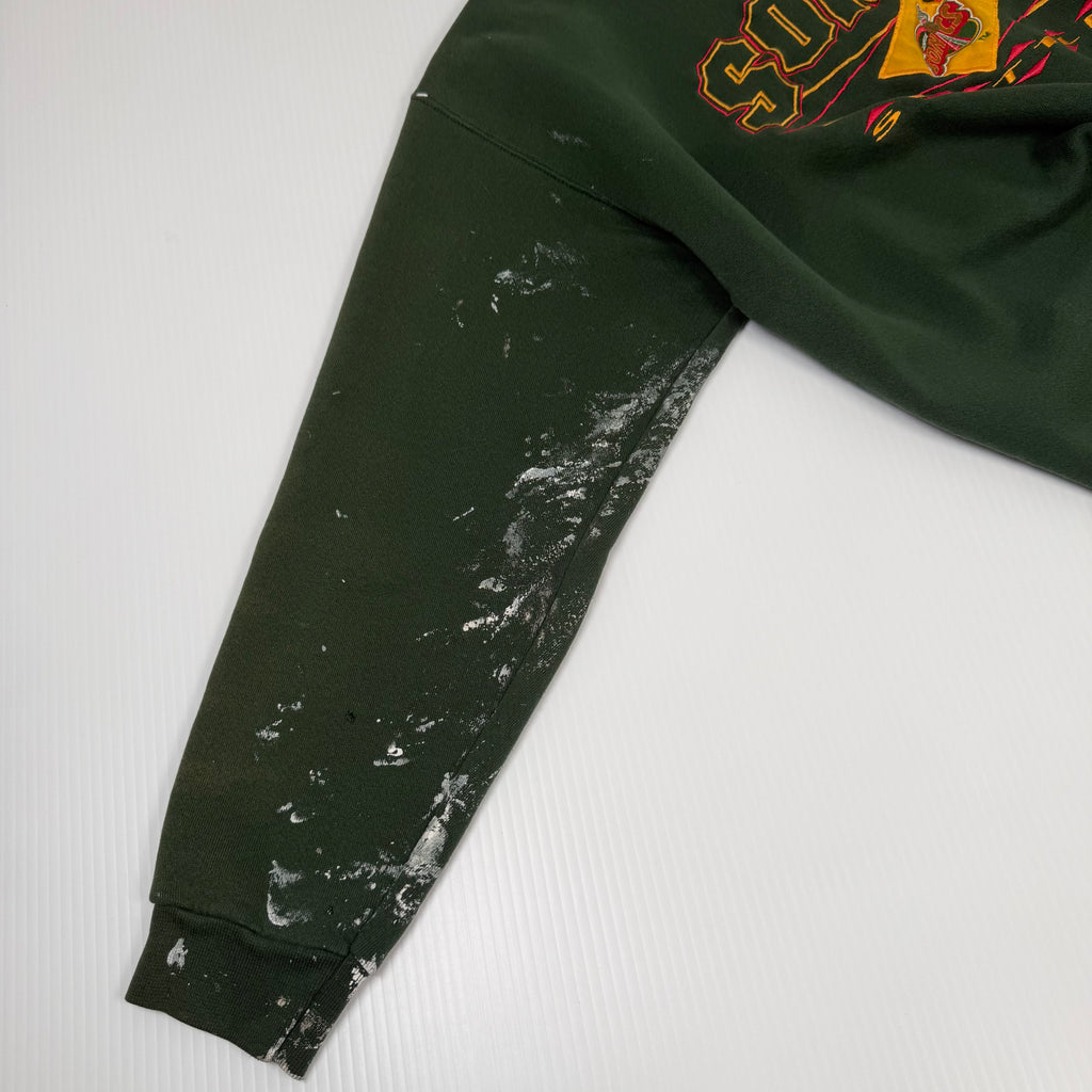 Vintage Seattle Sonics Painted Crewneck L