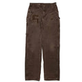 Brown Carhartt Repaired Double Knee Denim 32