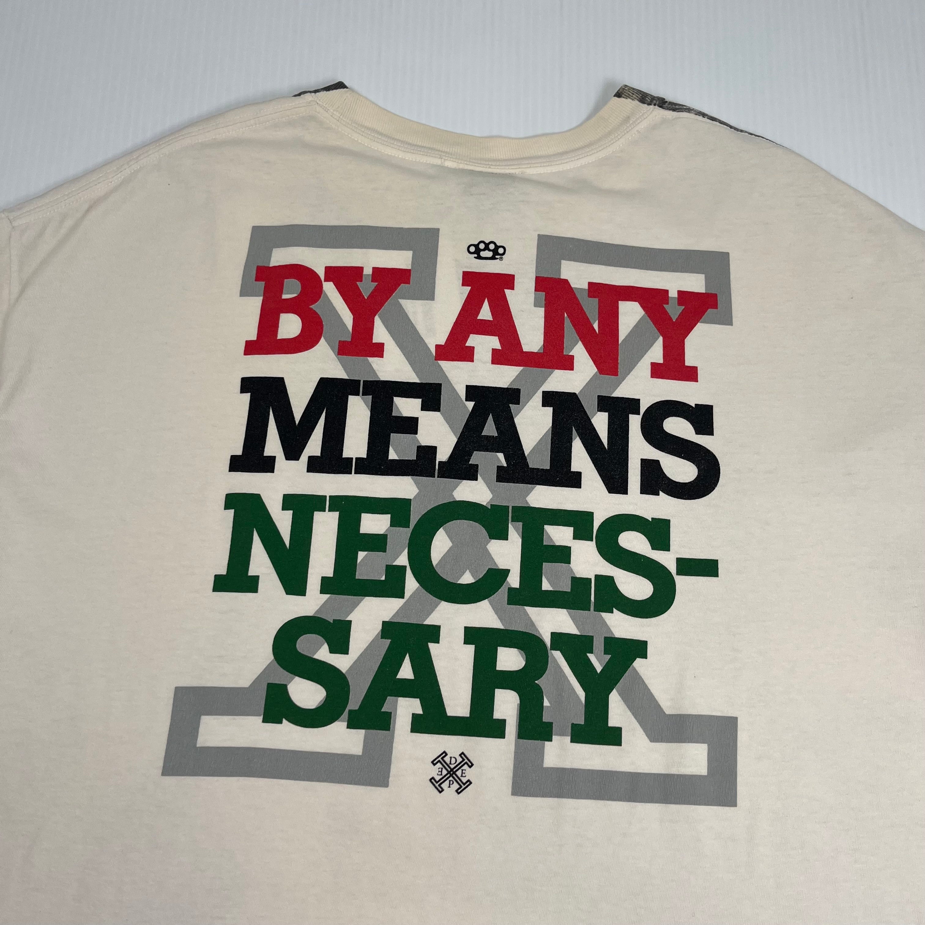 10 Deep Malcolm X By Any Means Necessary Tee XL