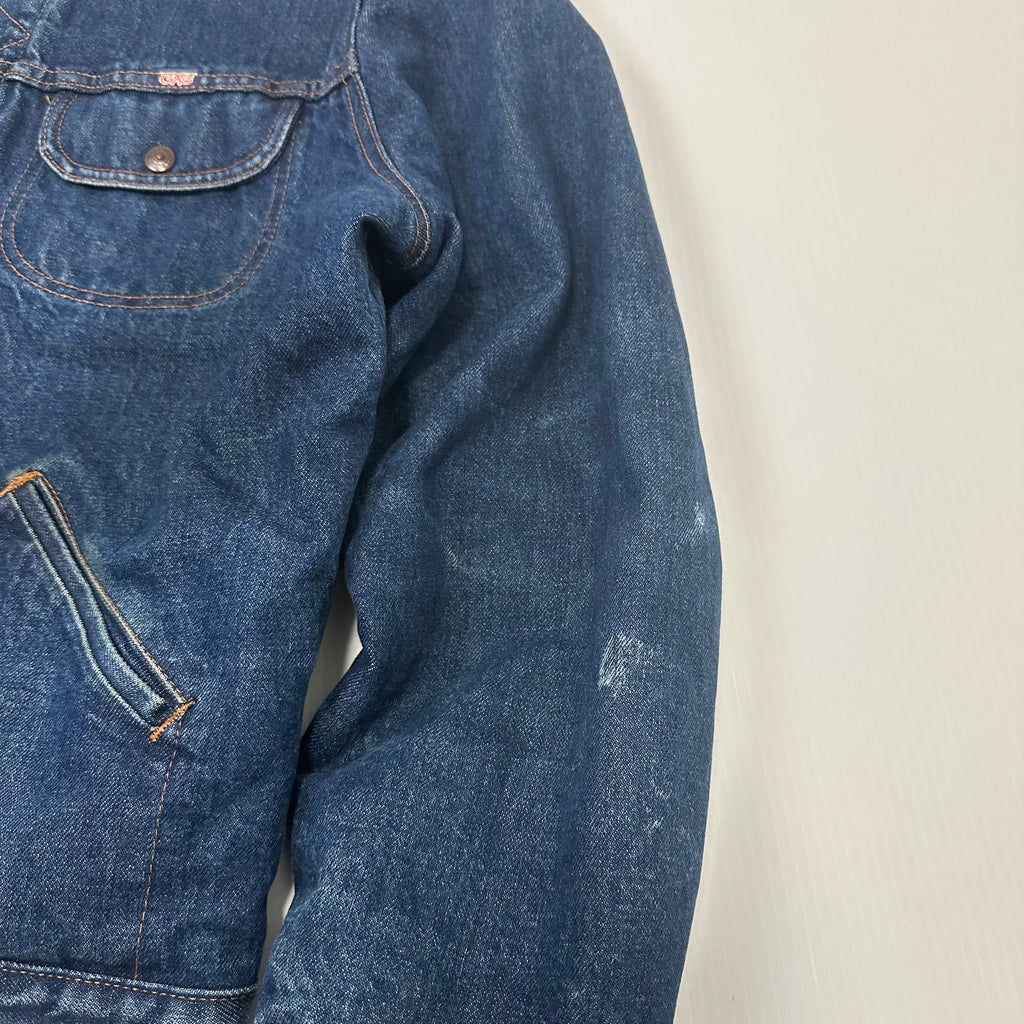 Vintage GWG Blanket Lined Denim Jacket XL