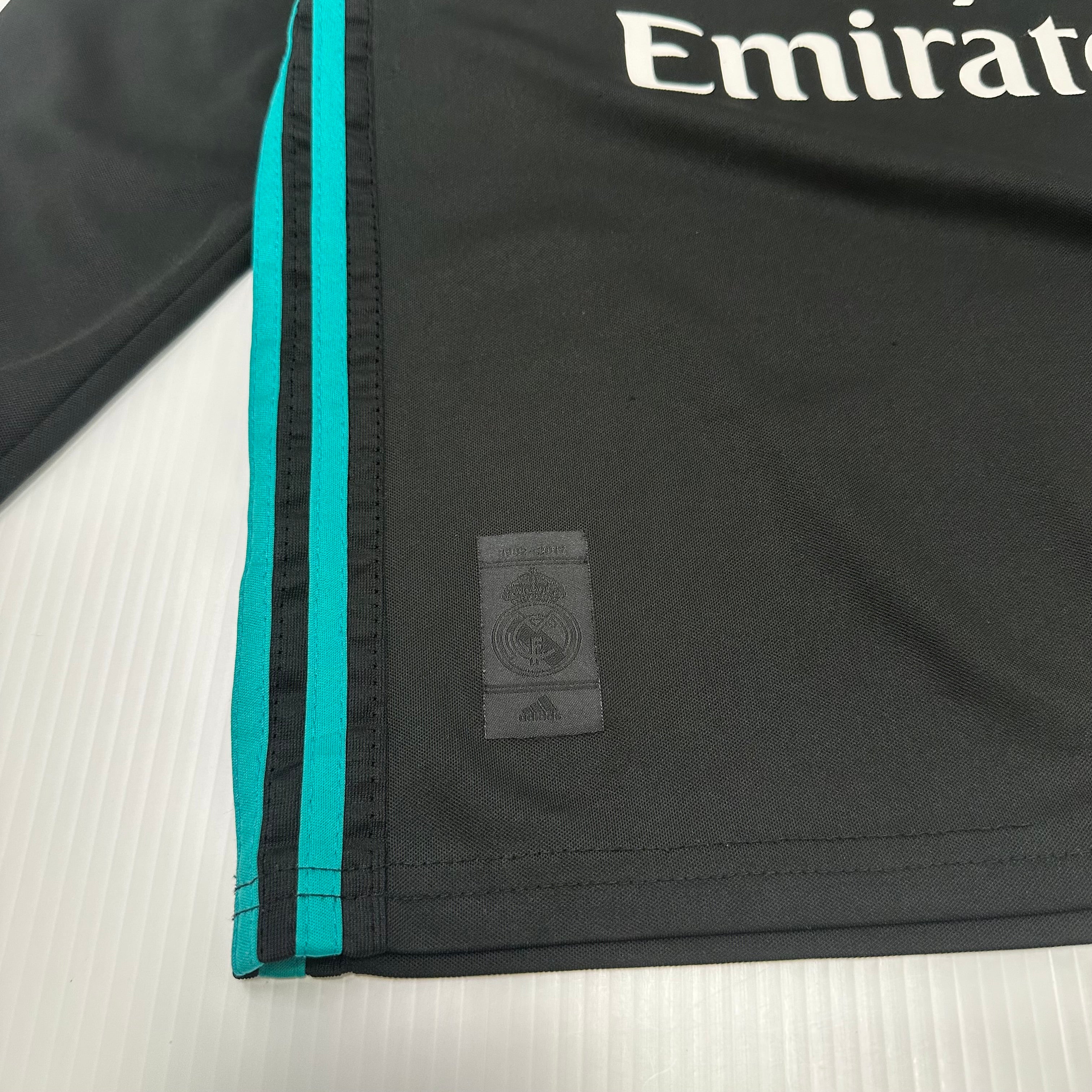 2017-18 Adidas Real Madrid Zidane #5 Away Kit Youth L
