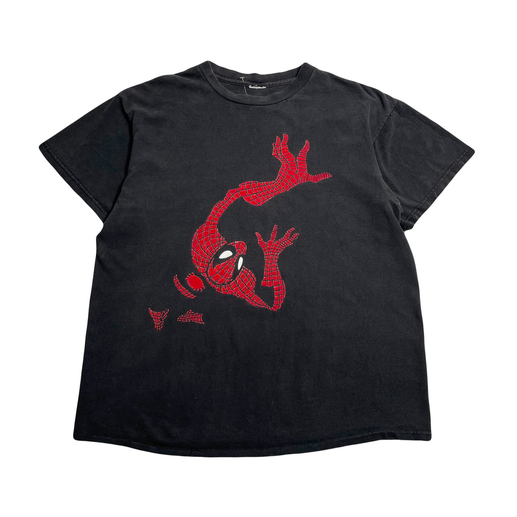 Vintage Spider-Man Velvet Print Graphic Tee L