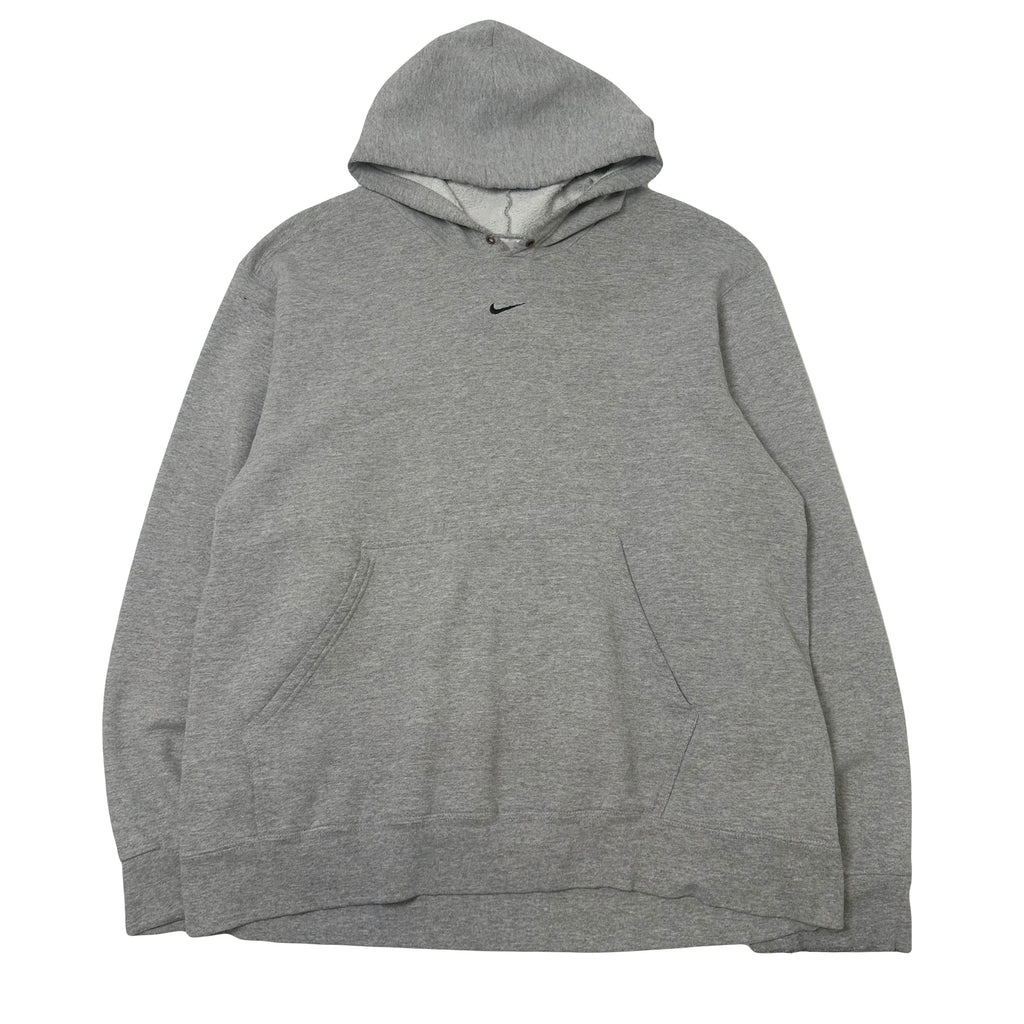 Y2K Nike Distressed Centre Swoosh Hoodie M
