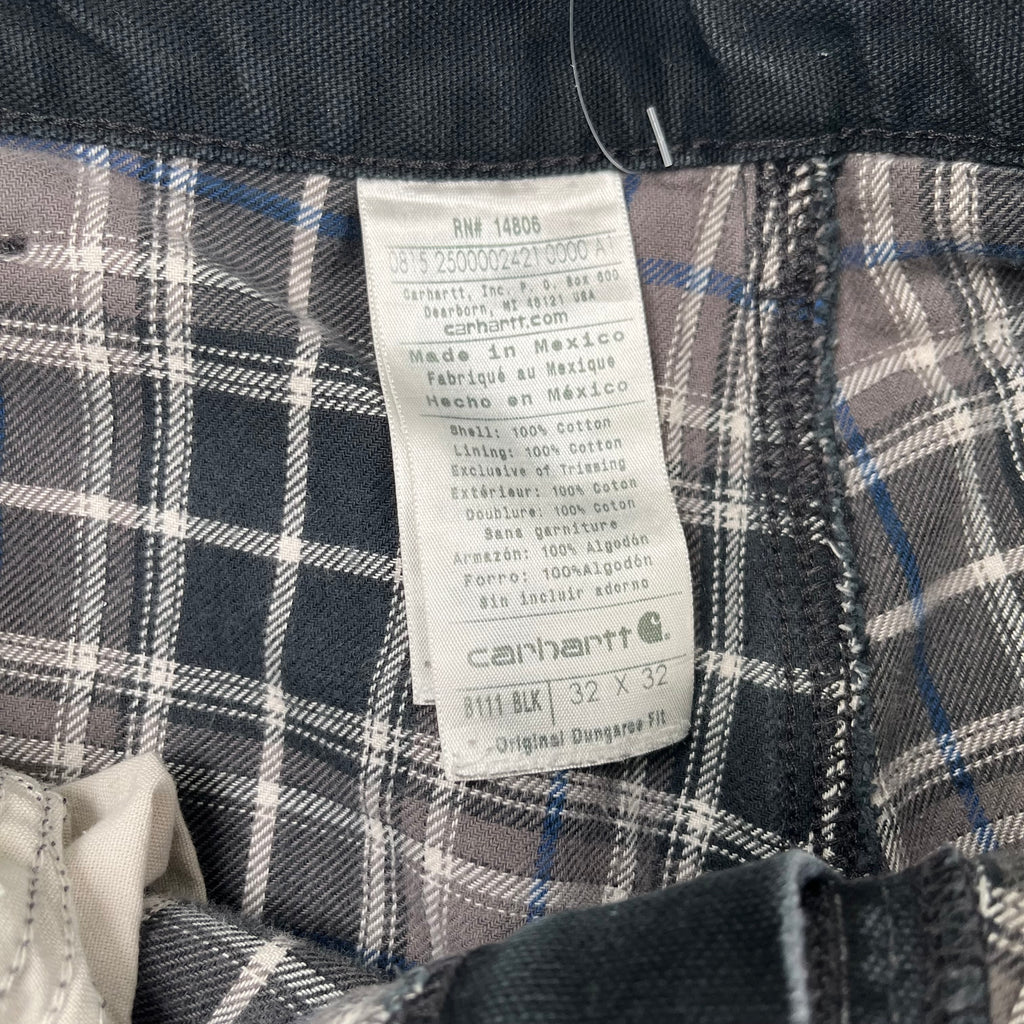 Vintage Carhartt Blanket Lined Carpenter Denim 32