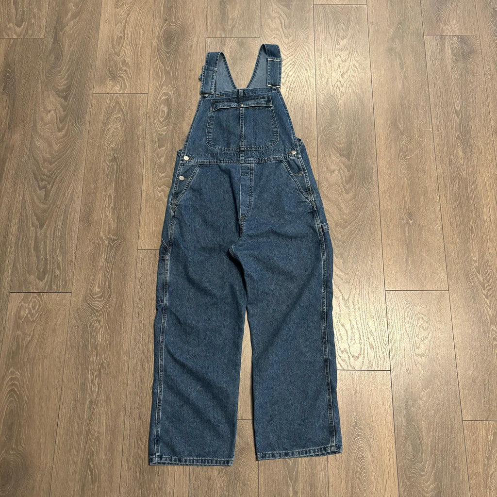 Vintage Lee Dark Wash Denim Overalls 33