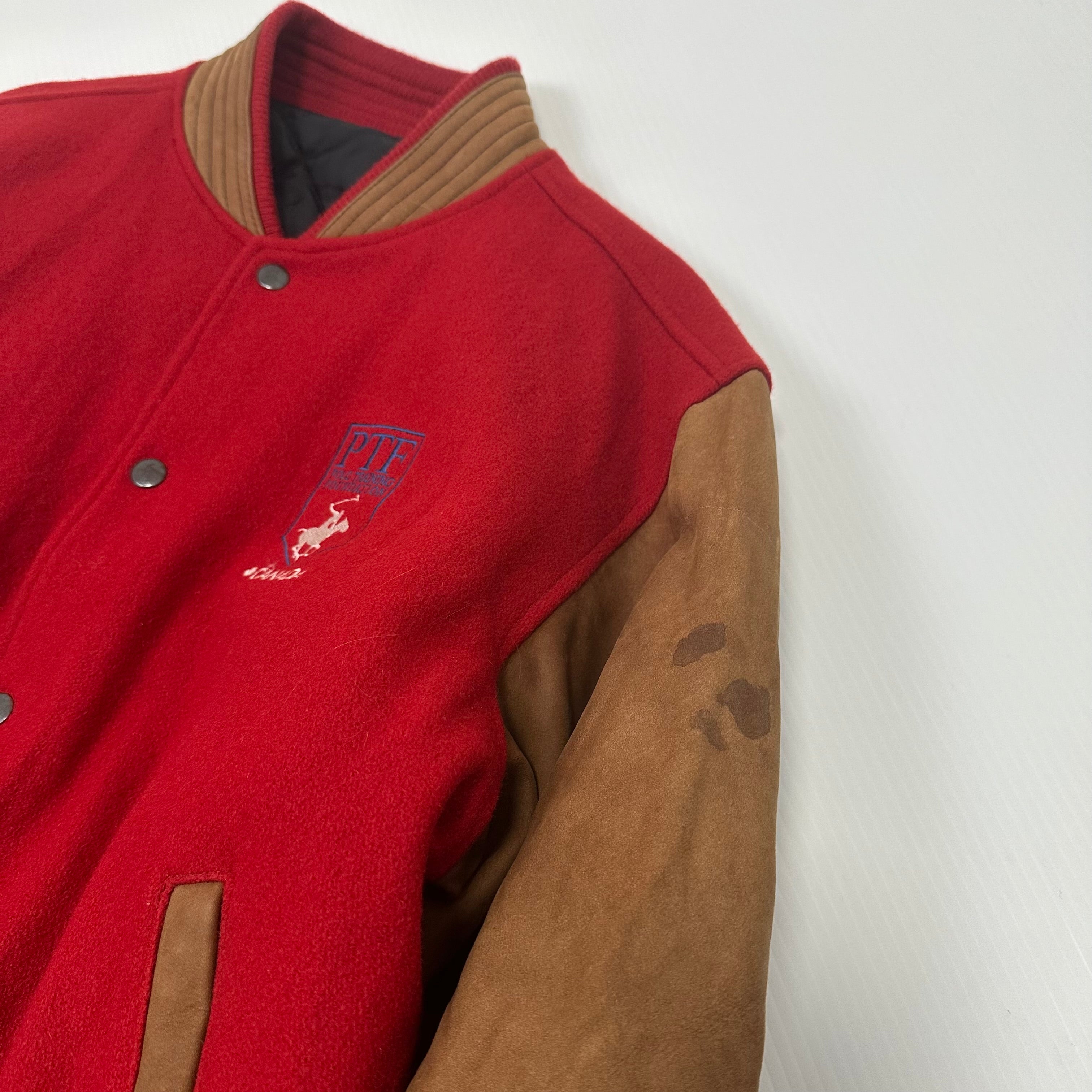 Vintage Polo Training Canada Varsity Jacket M