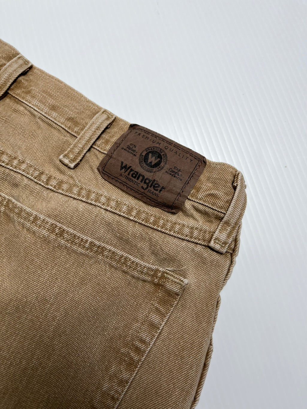 Vintage Wrangler Tan Denim 34
