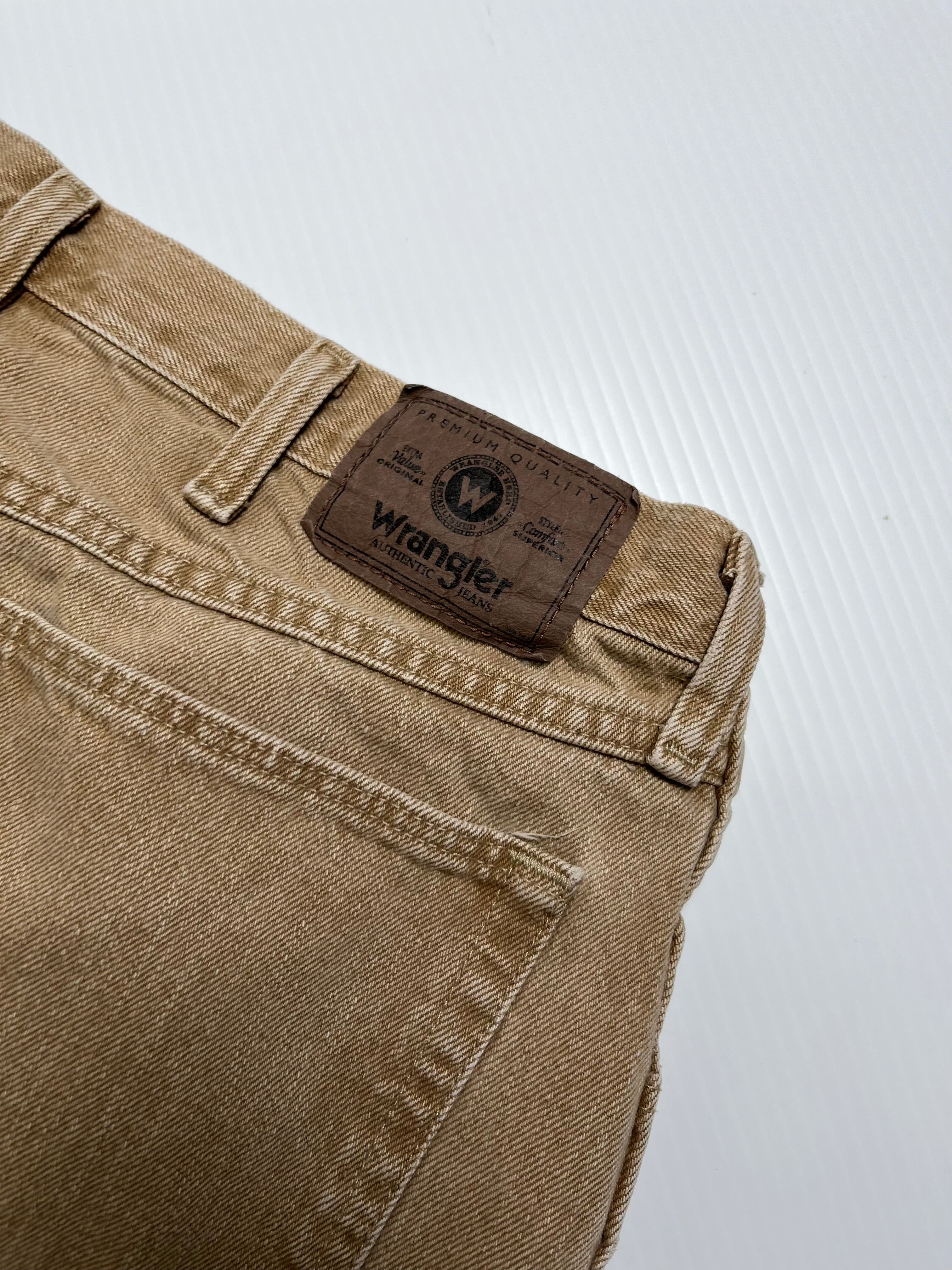 Vintage Wrangler Tan Denim 34