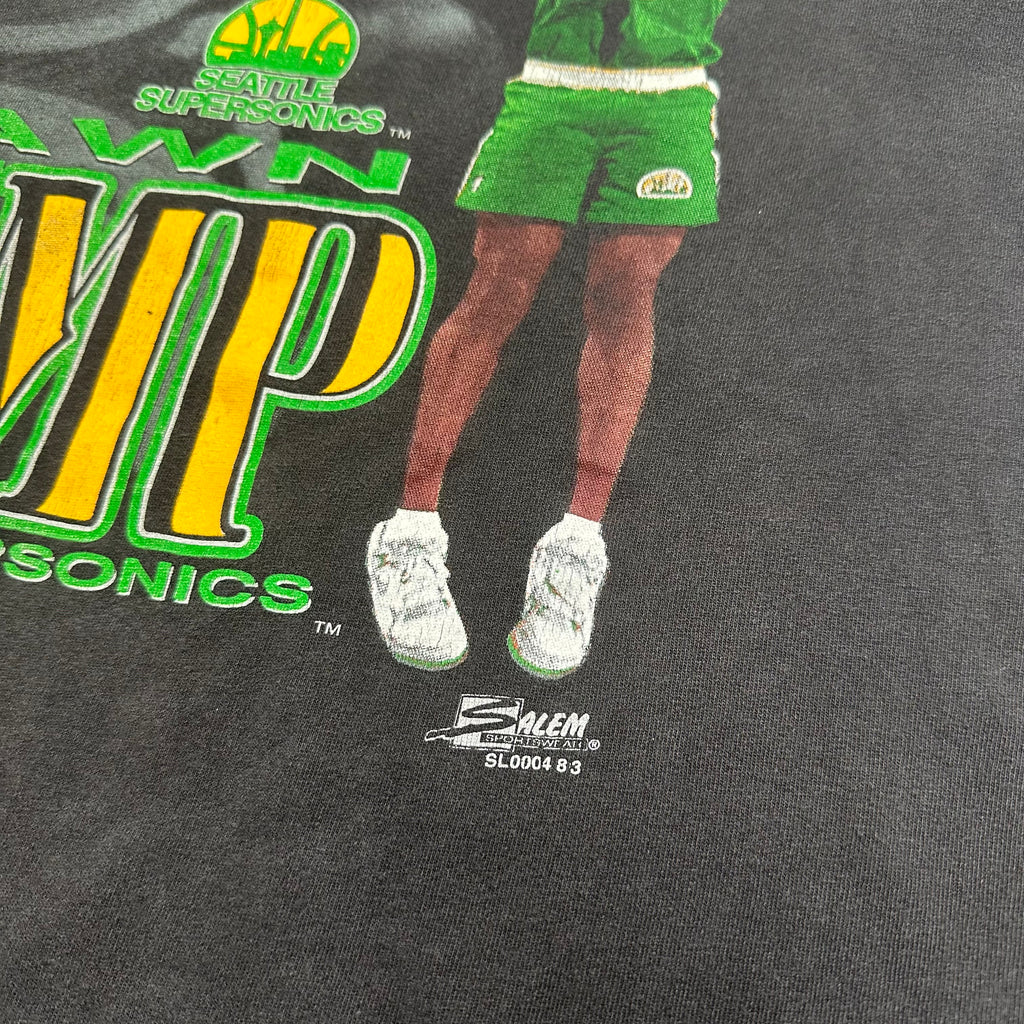 90s Salem Sportswear Seattle Sonics Shawn Kemp Tee L