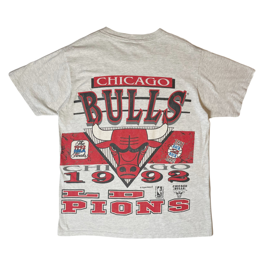 1992 Chicago Bulls World Champions AOP Tee L