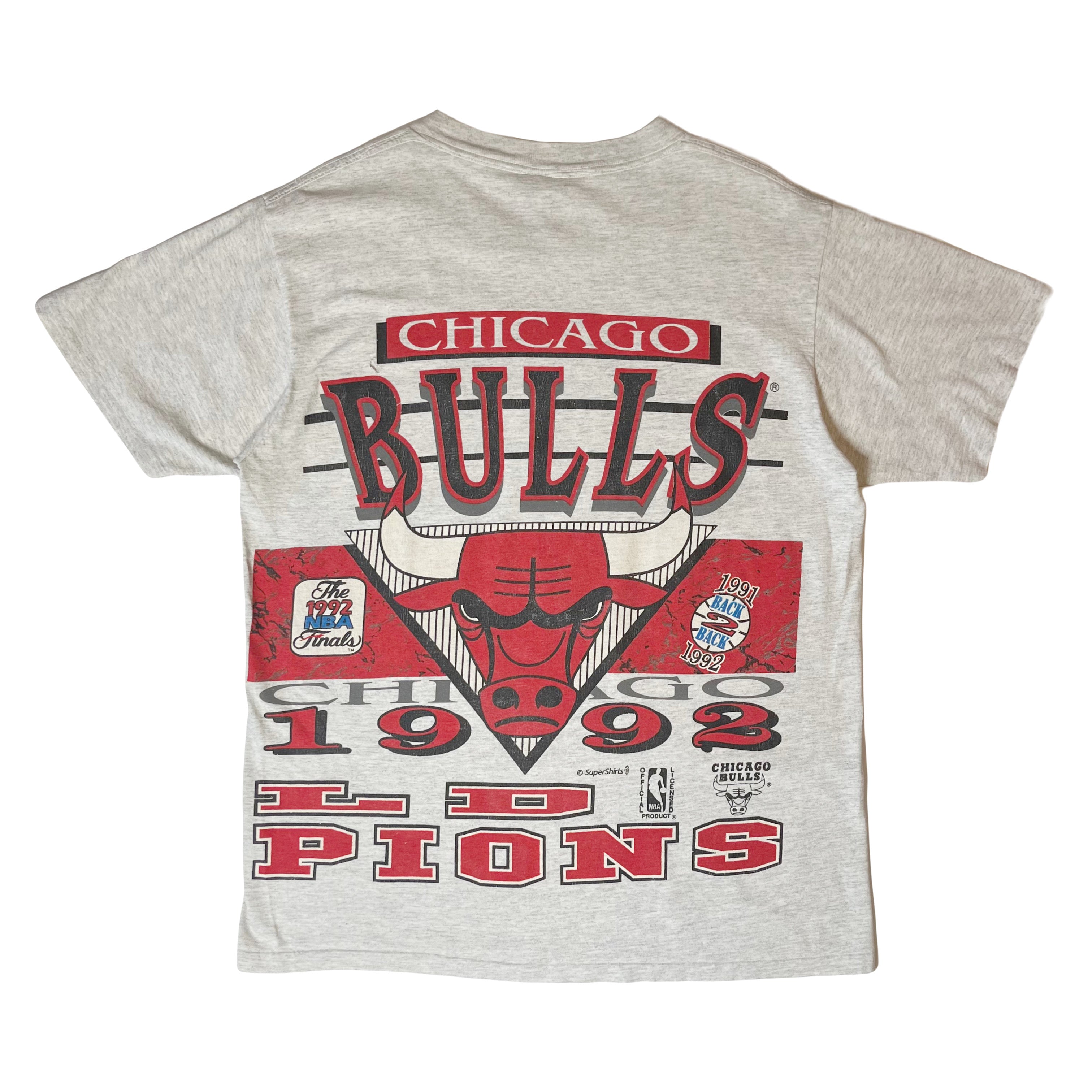 1992 Chicago Bulls World Champions AOP Tee L