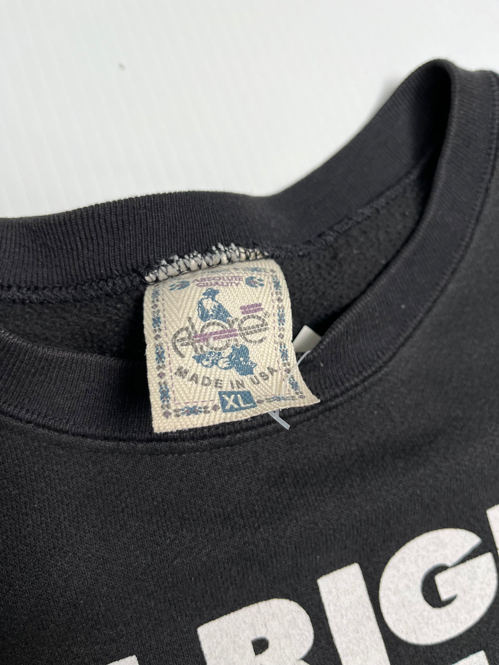 Vintage Eat Right, Die Anyways Crewneck XL
