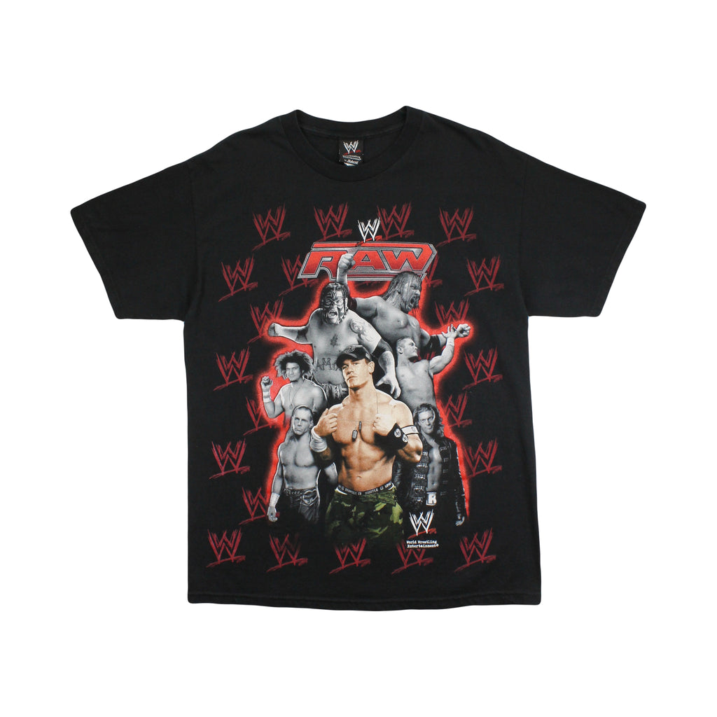 2007 WWE Raw Wrestling Graphic Tee L