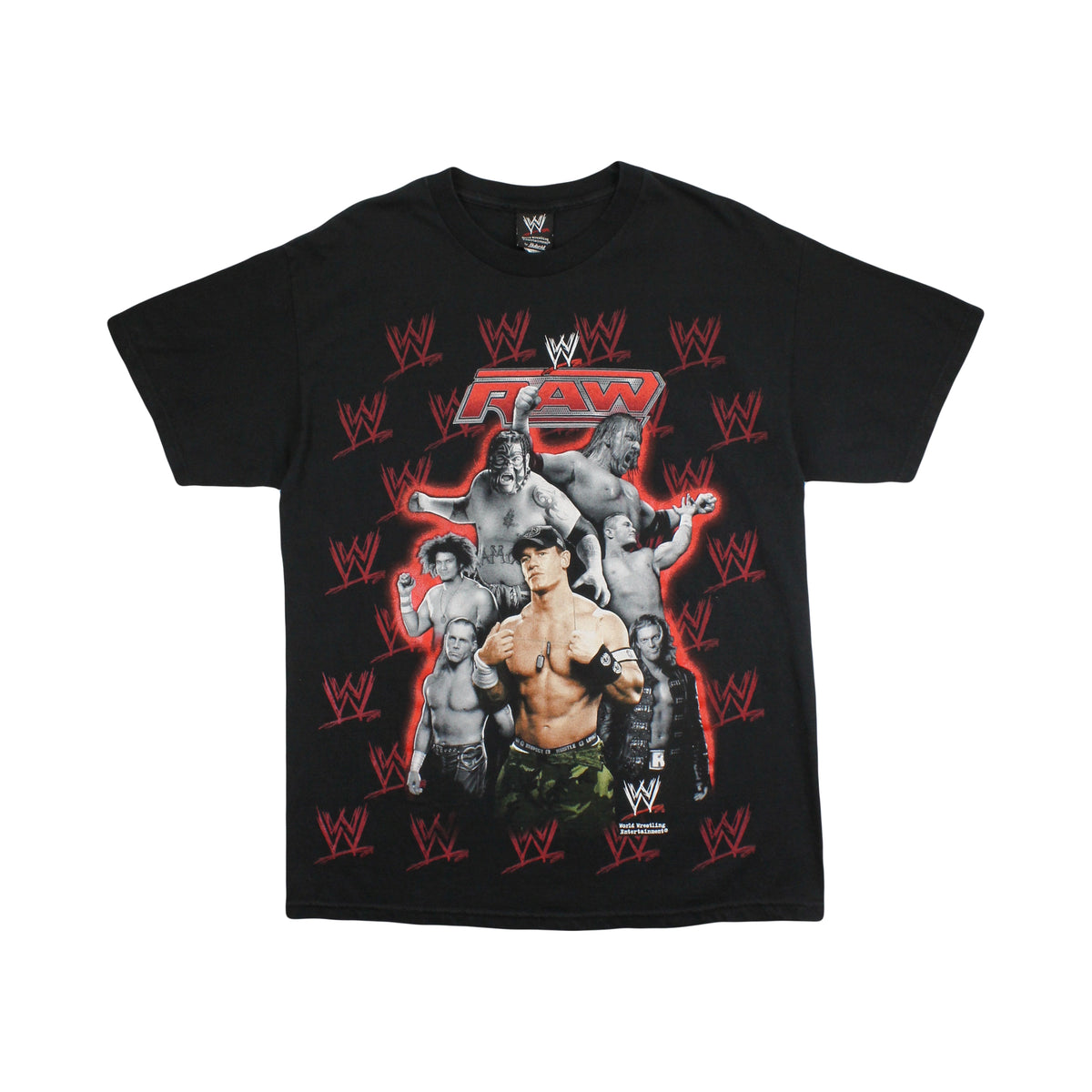 2007 WWE Raw Wrestling Graphic Tee L