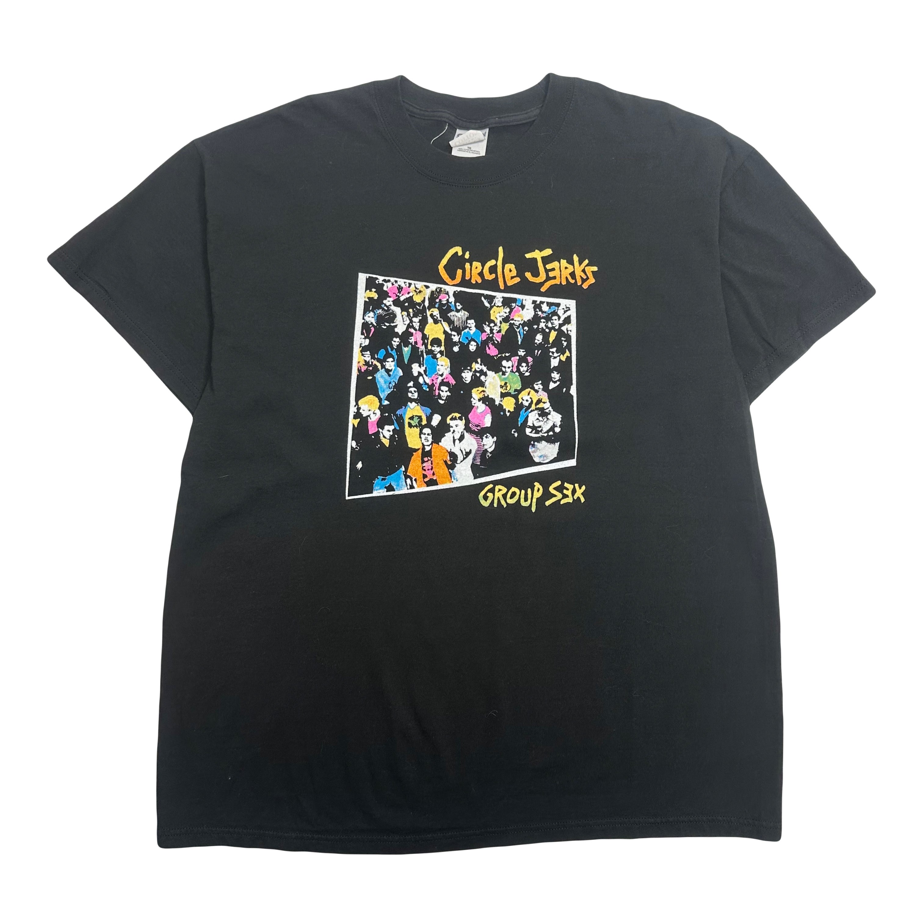2000s Circle Jerks Group Sex Album Art Tee XL