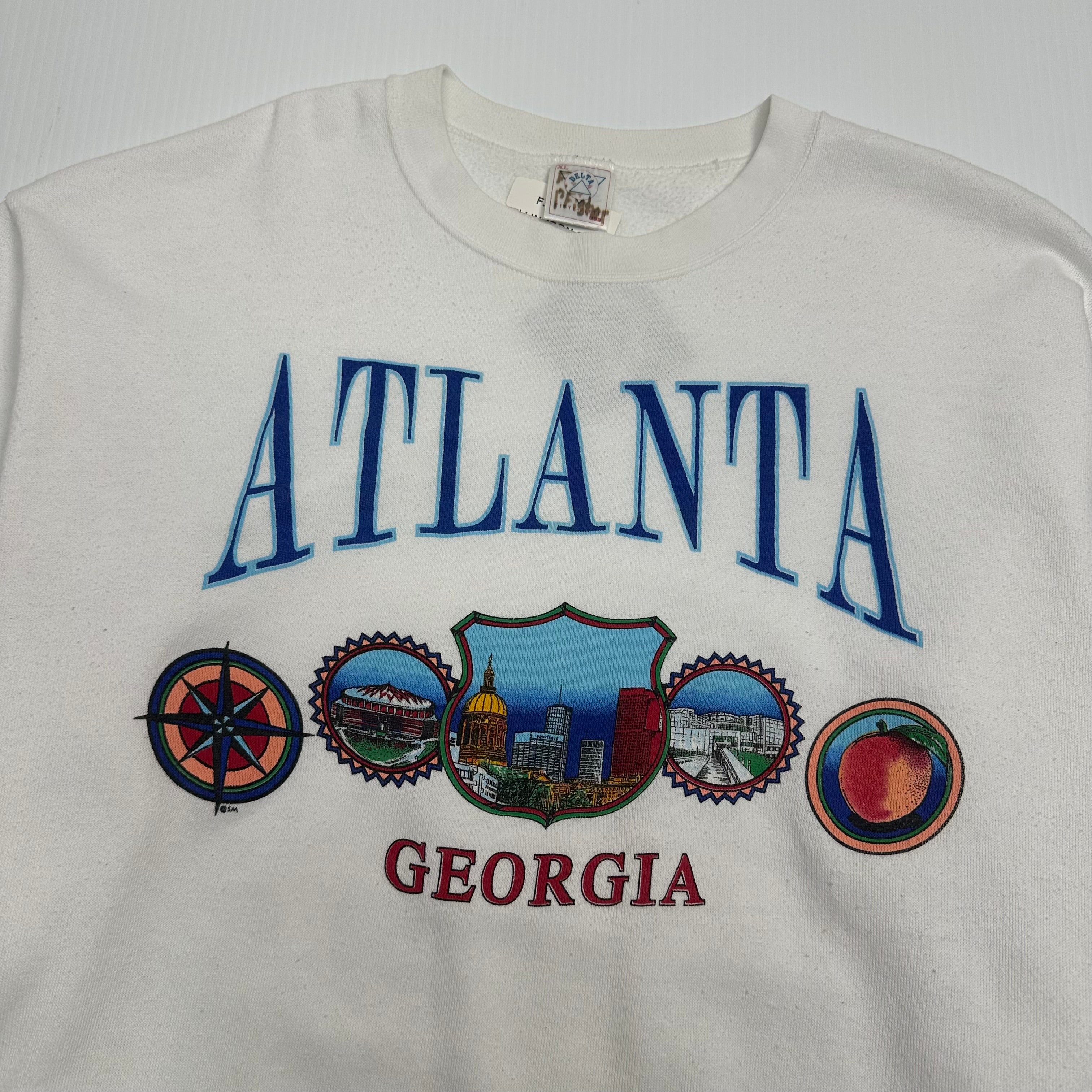 Vintage Atlanta Georgia Graphic Crewneck XL