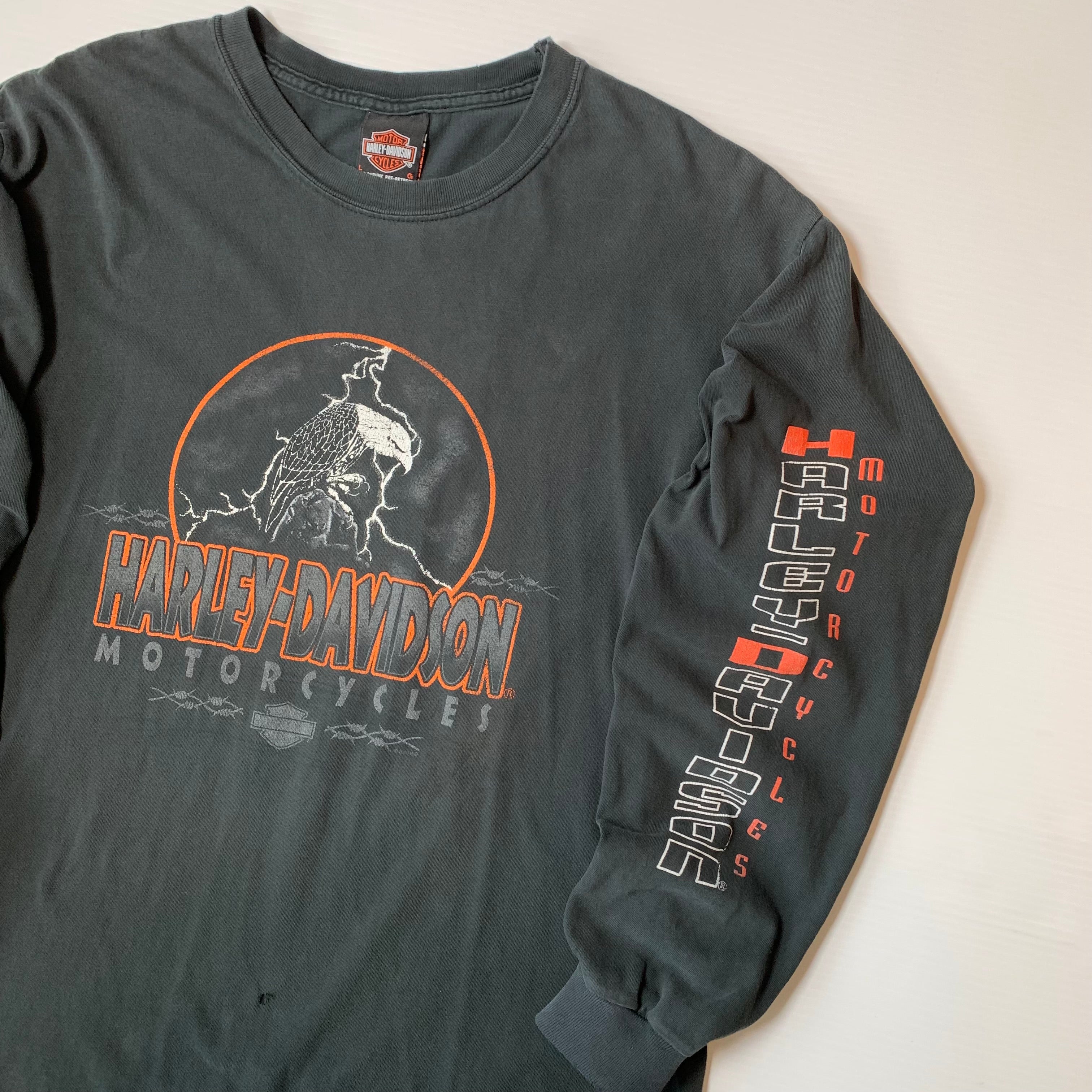 Vintage Harley Davidson Toronto Faded Longsleeve Shirt L