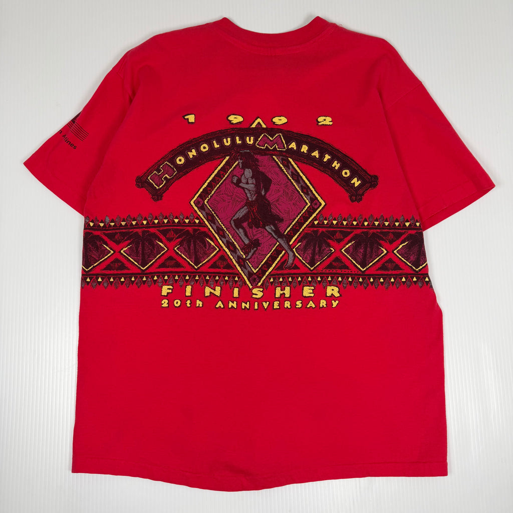 1992 Honolulu Marathon Finisher Tee L