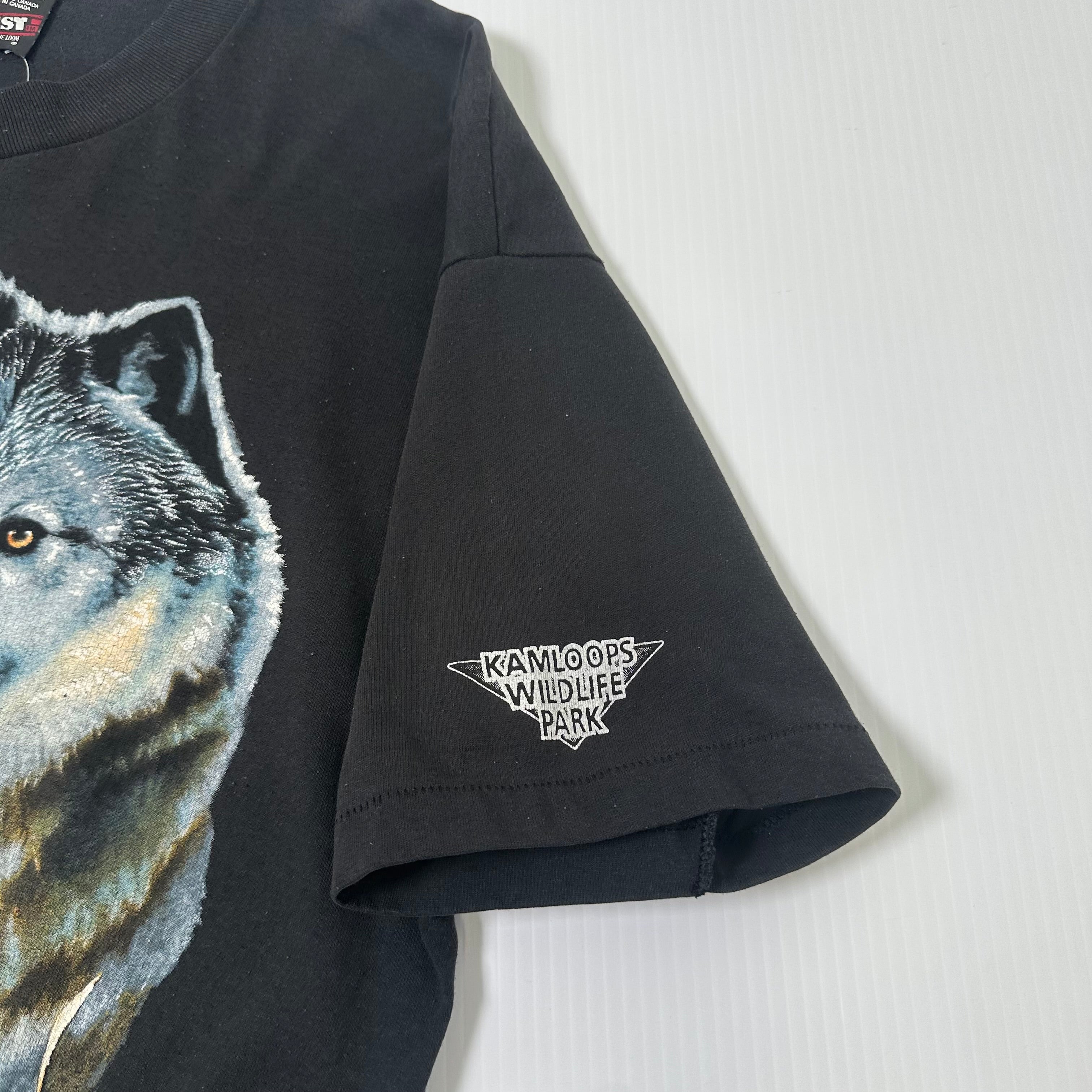 Vintage Winter Wolf Graphic Tee XL